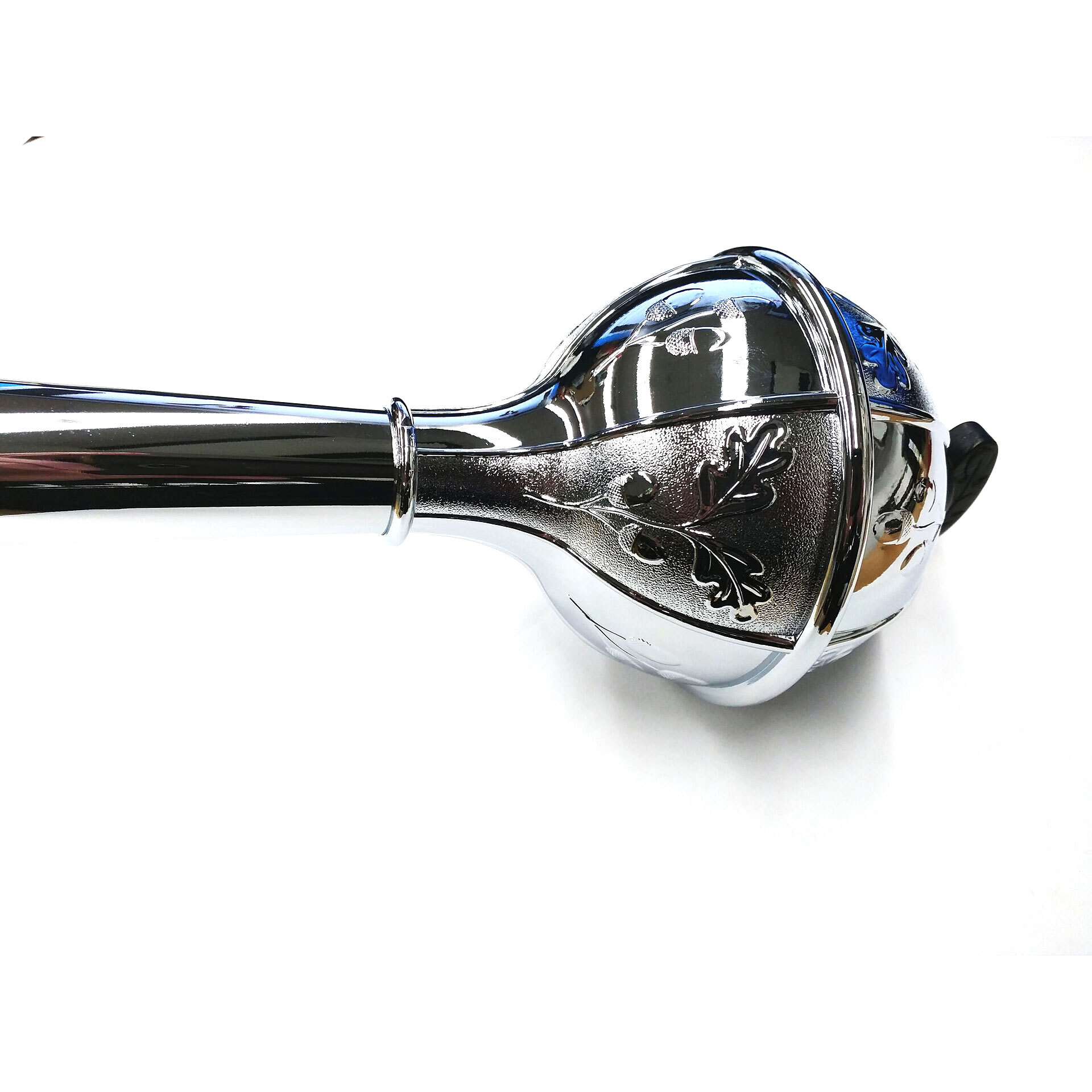  HMK 115 Tambourstab Rot-Weiß Erle Kunststoff / Metall verchromt 6