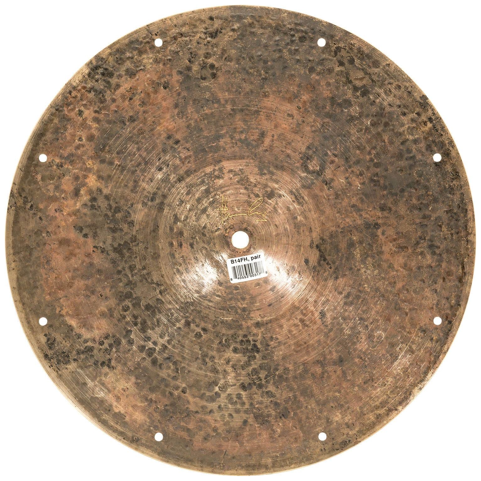 Image of Meinl cymbals b14fh  14 byzance brilliant fast hihat 10023649 8