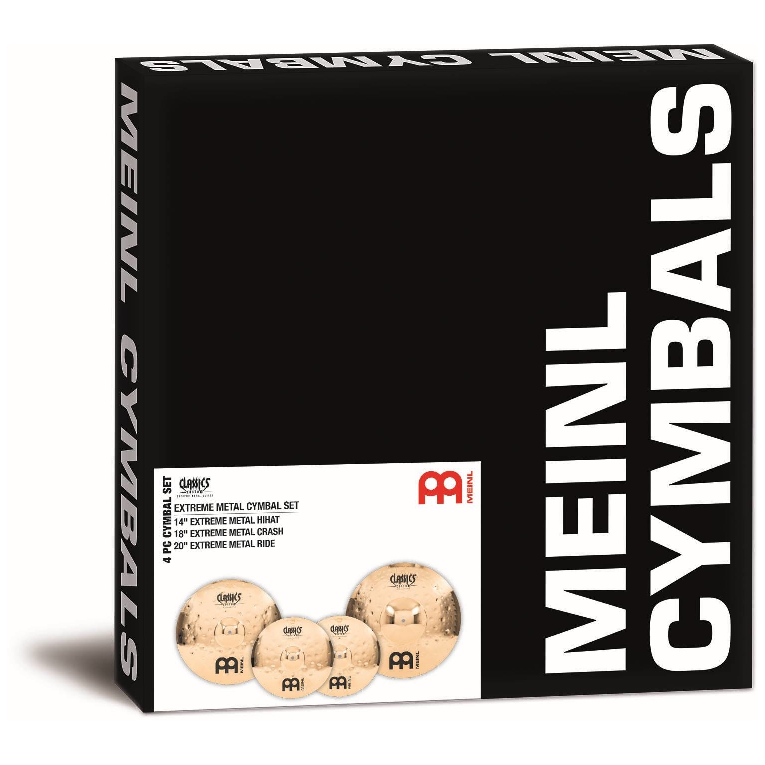 Meinl Cymbals - Meinl Cymbals CC-EM480 - Classics Custom Extreme Metal Cymbal Set - 2