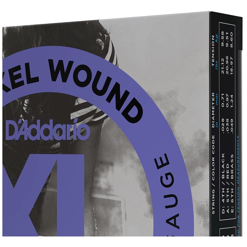 D’Addario - D’Addario EXL115-3D - XL Electric Nickel Wound 3er Pack 011-049 - 2