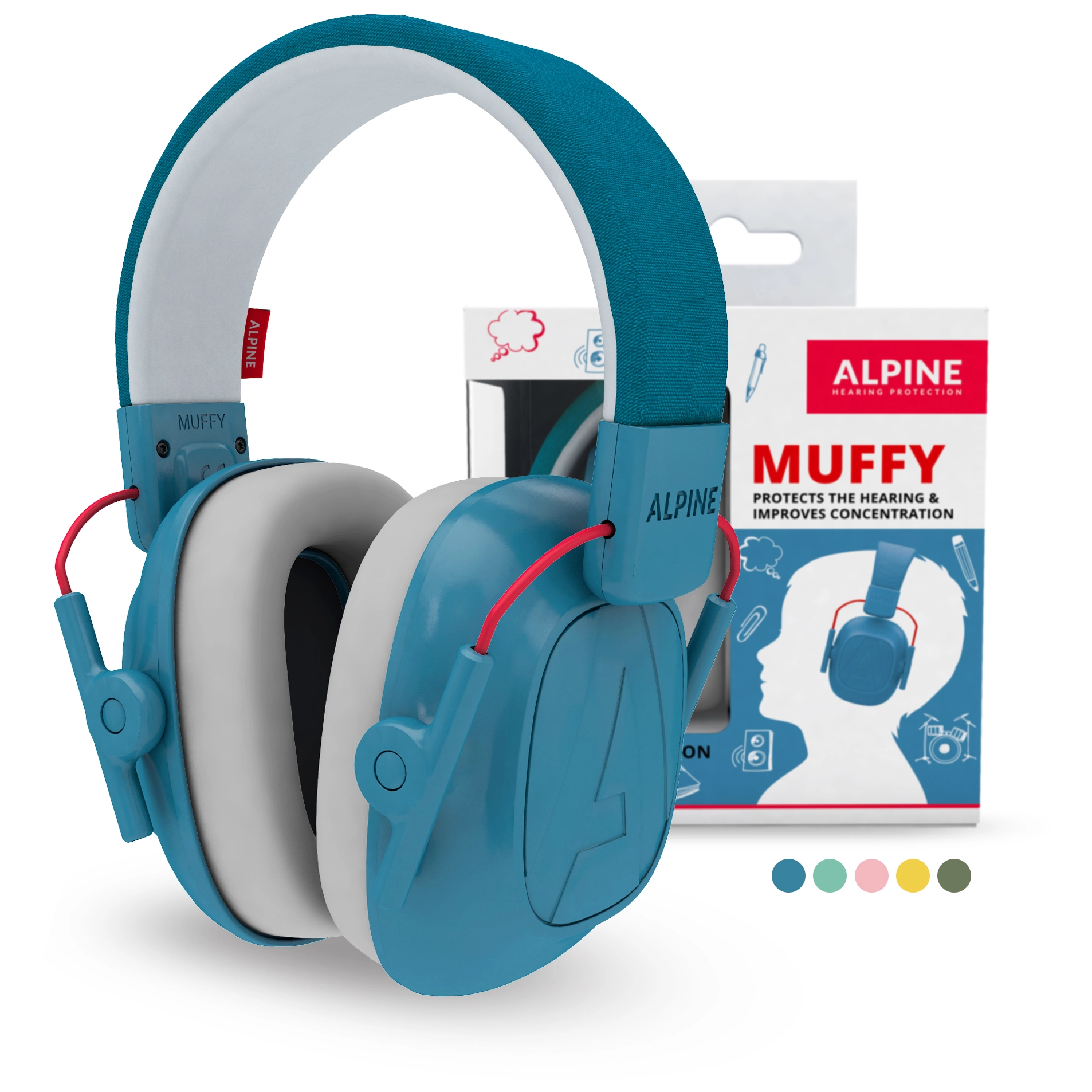 Alpine Hearing Protection Muffy Kids Blue 3