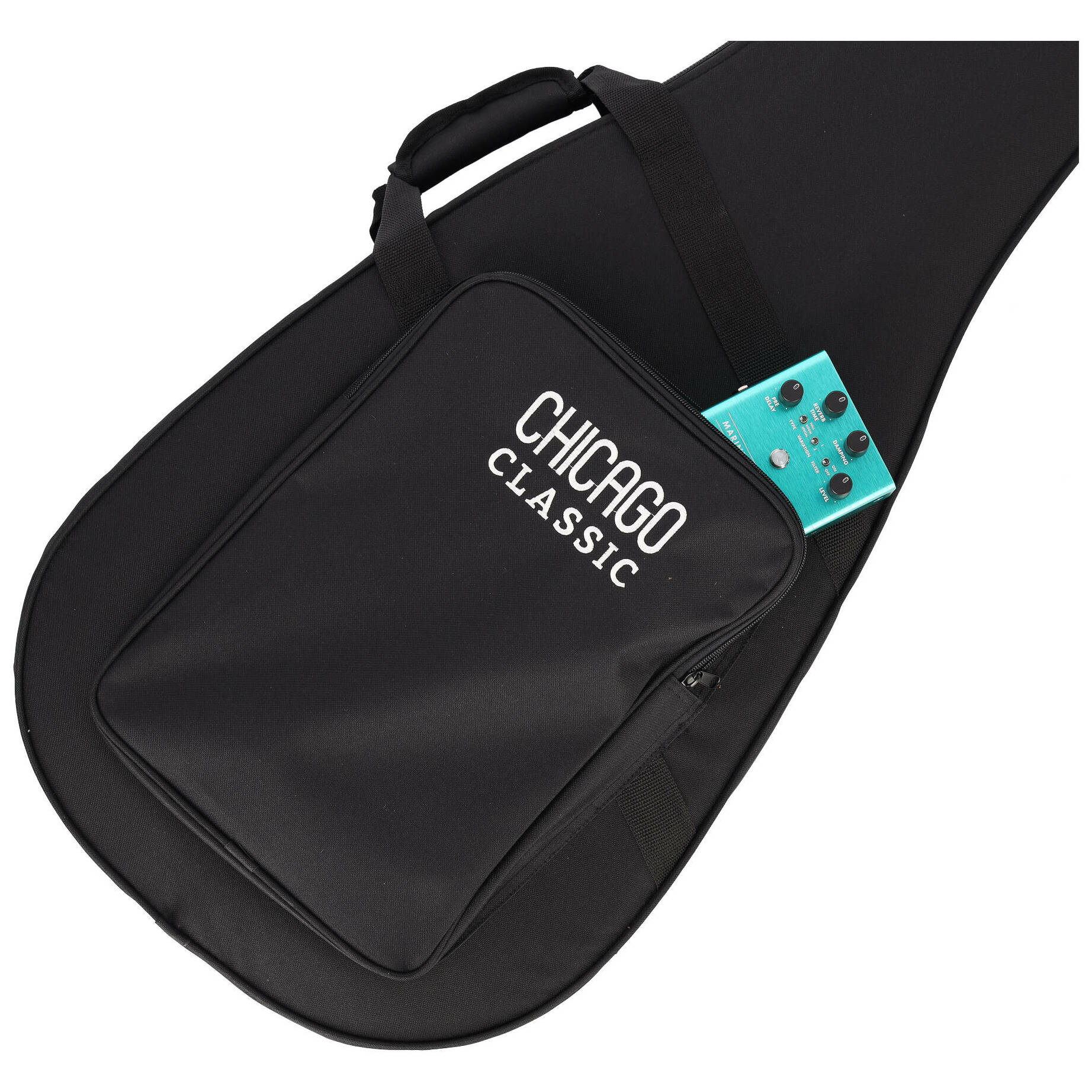Chicago Classic Lightweight Koffer Klassikgitarre Schwarz 13