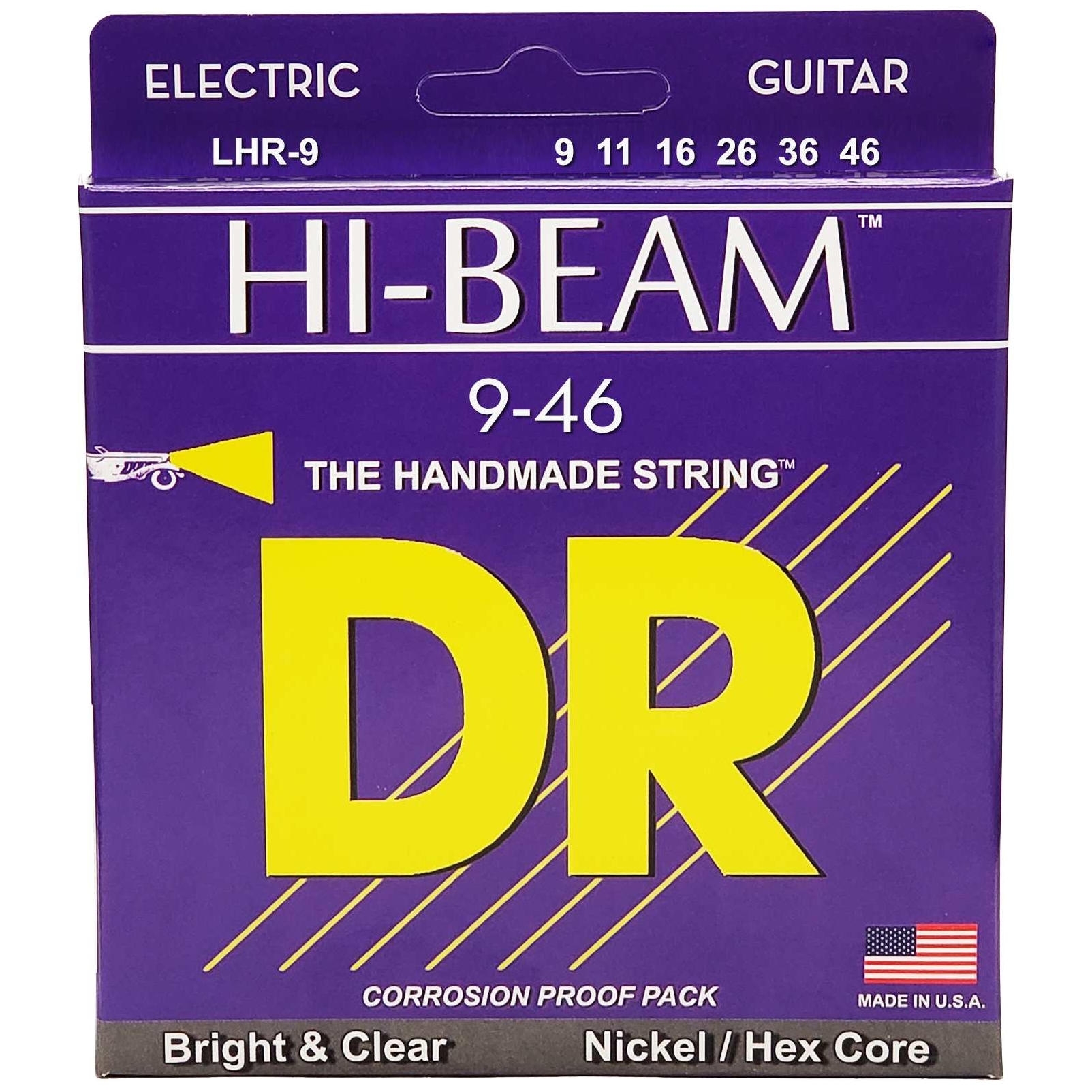 DR Strings - DR Strings Hi Beam LHR-9 46 Light to Medium 009 - 046