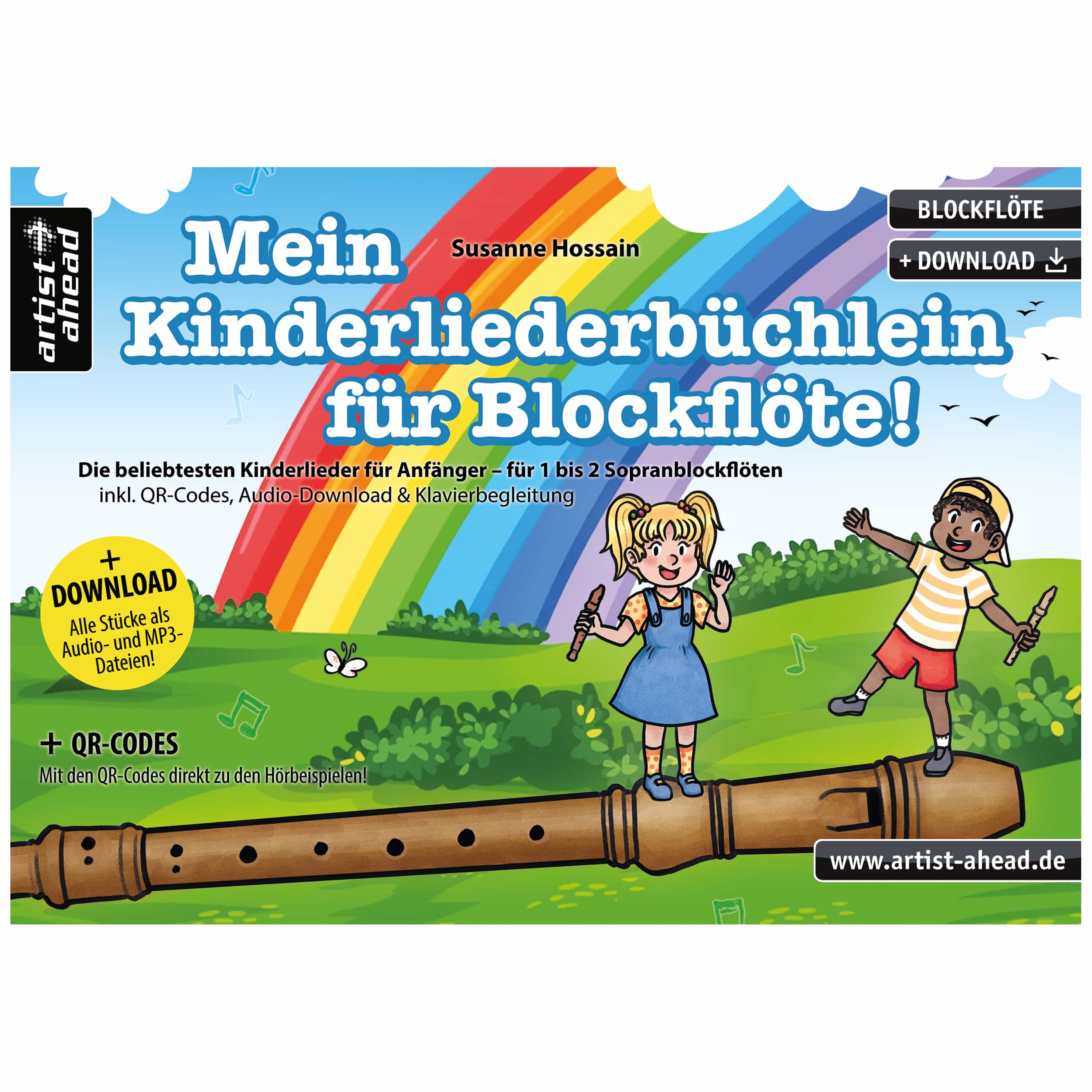 Artist Ahead Mein Kinderliederbüchlein für Blockflöte - Susanne Hossain