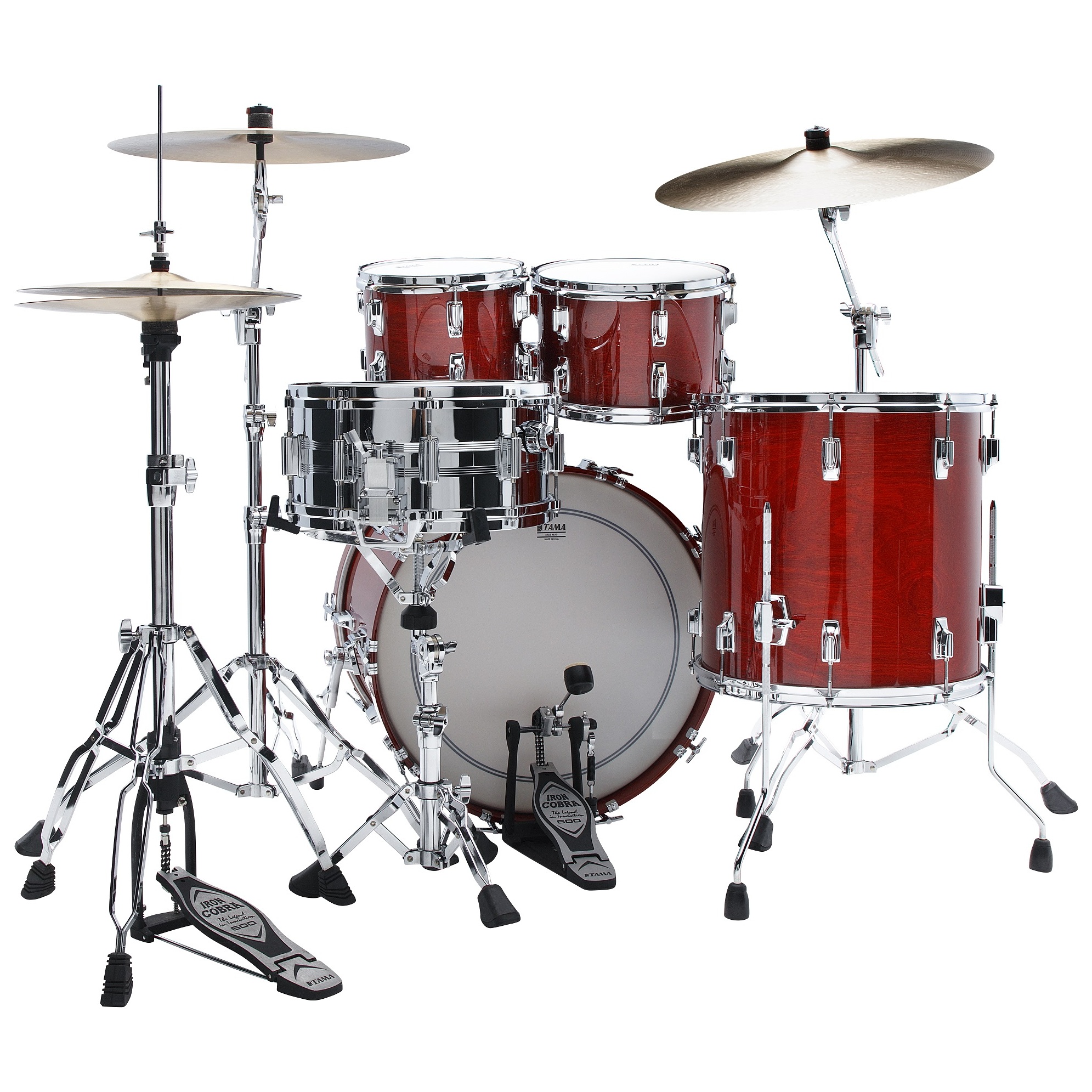 Tama SU42RS-CHW - 50th LIMITED Superstar Reissue 4pcs Drum Shell Kit - Cherry Wine 5