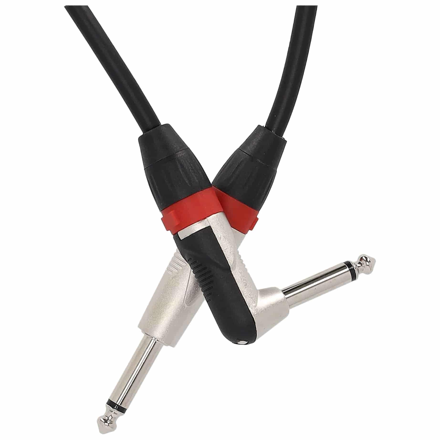 Klang - Klang Instrumentenkabel PRO 6,3mm Klinke, mono - 6,3mm Klinke gewinkelt, mono, 3,0 Meter - 2