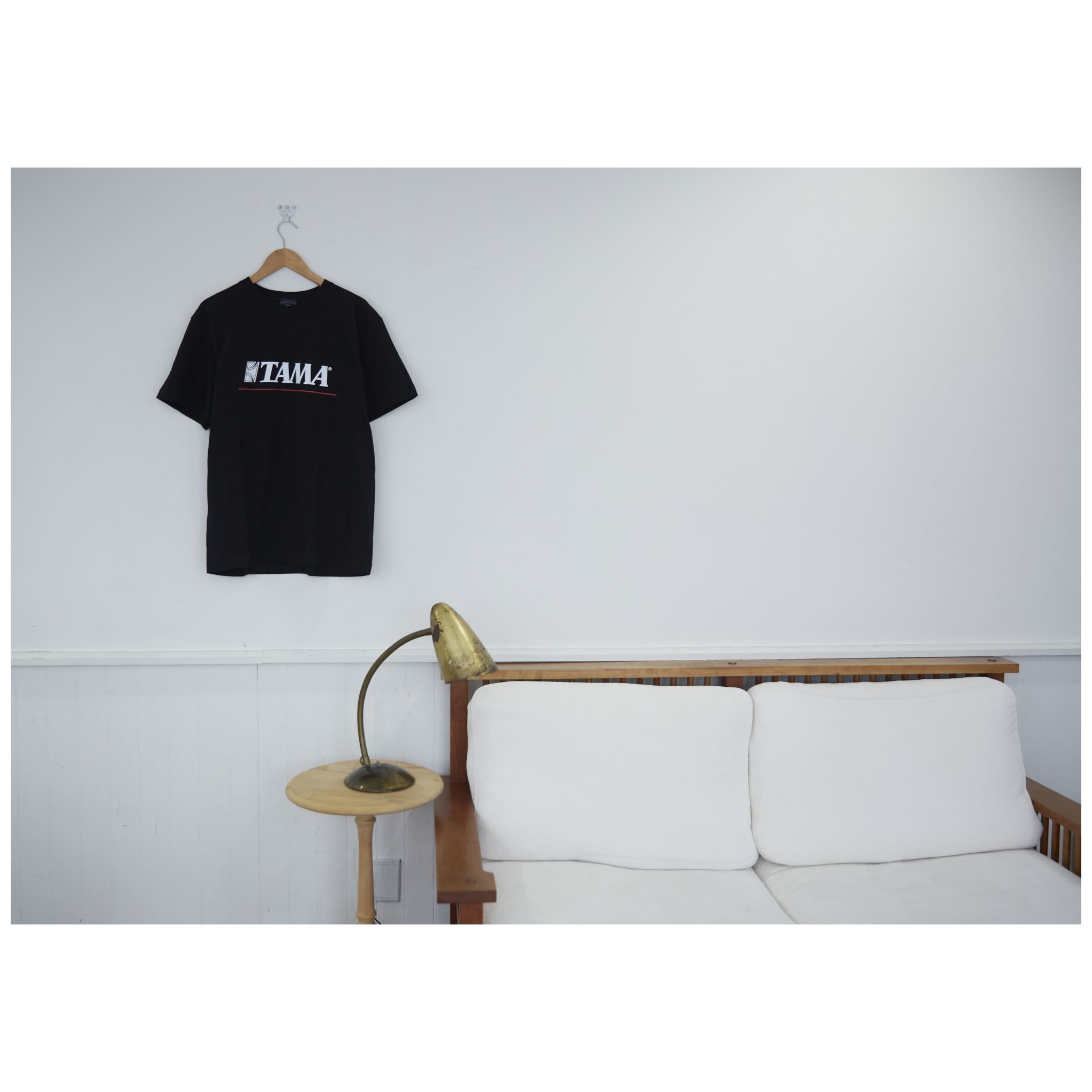Image of Tama tamt004m t shirt logo  red line  schwarz  m 12000201 4