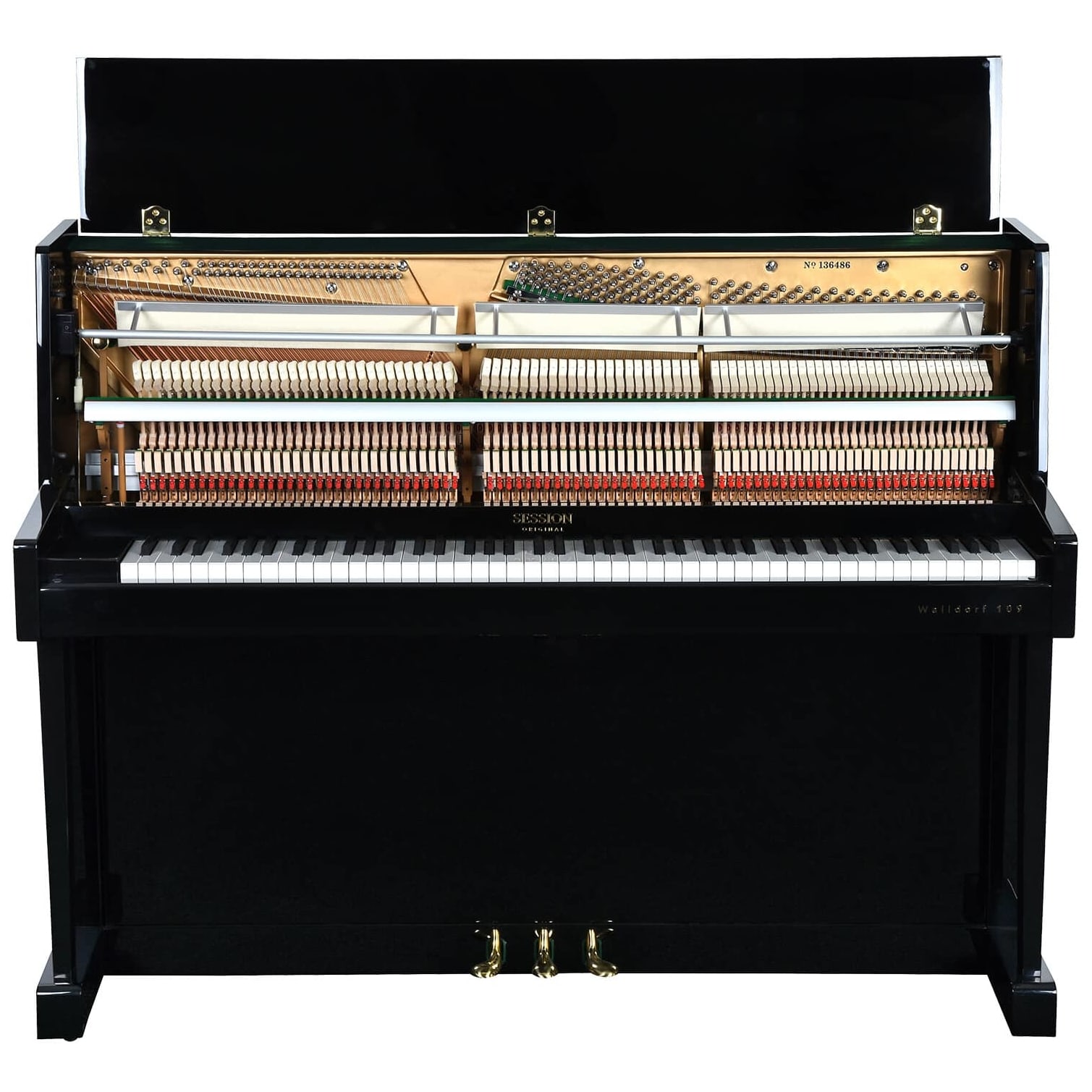 Image of Session original frankfurt 122 klavier schwarz hochglanz 10002564 2