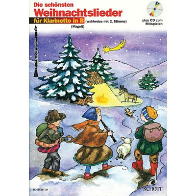 Schott Die schönsten Weihnachtslieder für Klarinette in B