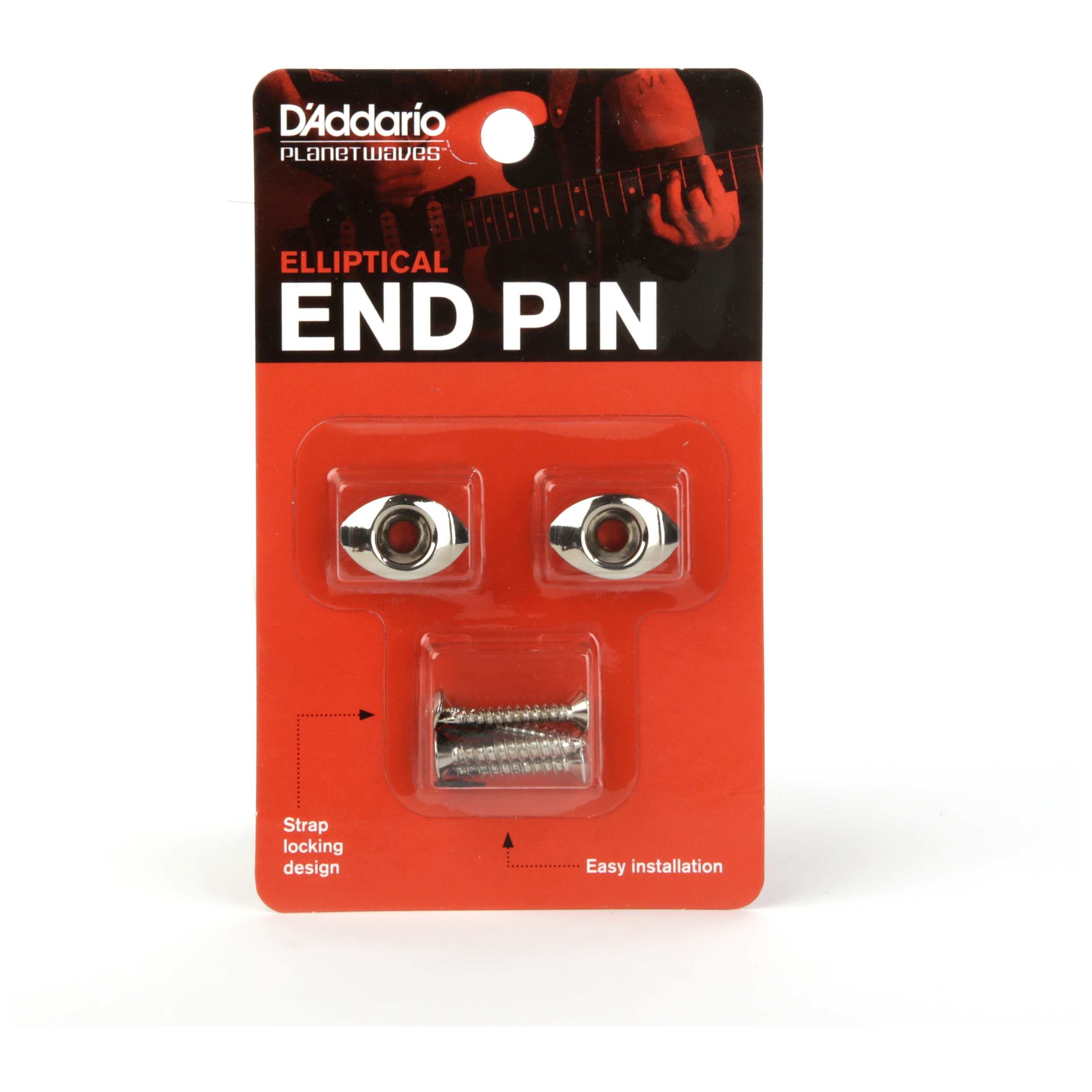 D’Addario - D’Addario PWEEP202 - Elliptical End Pins, Chrome - 3