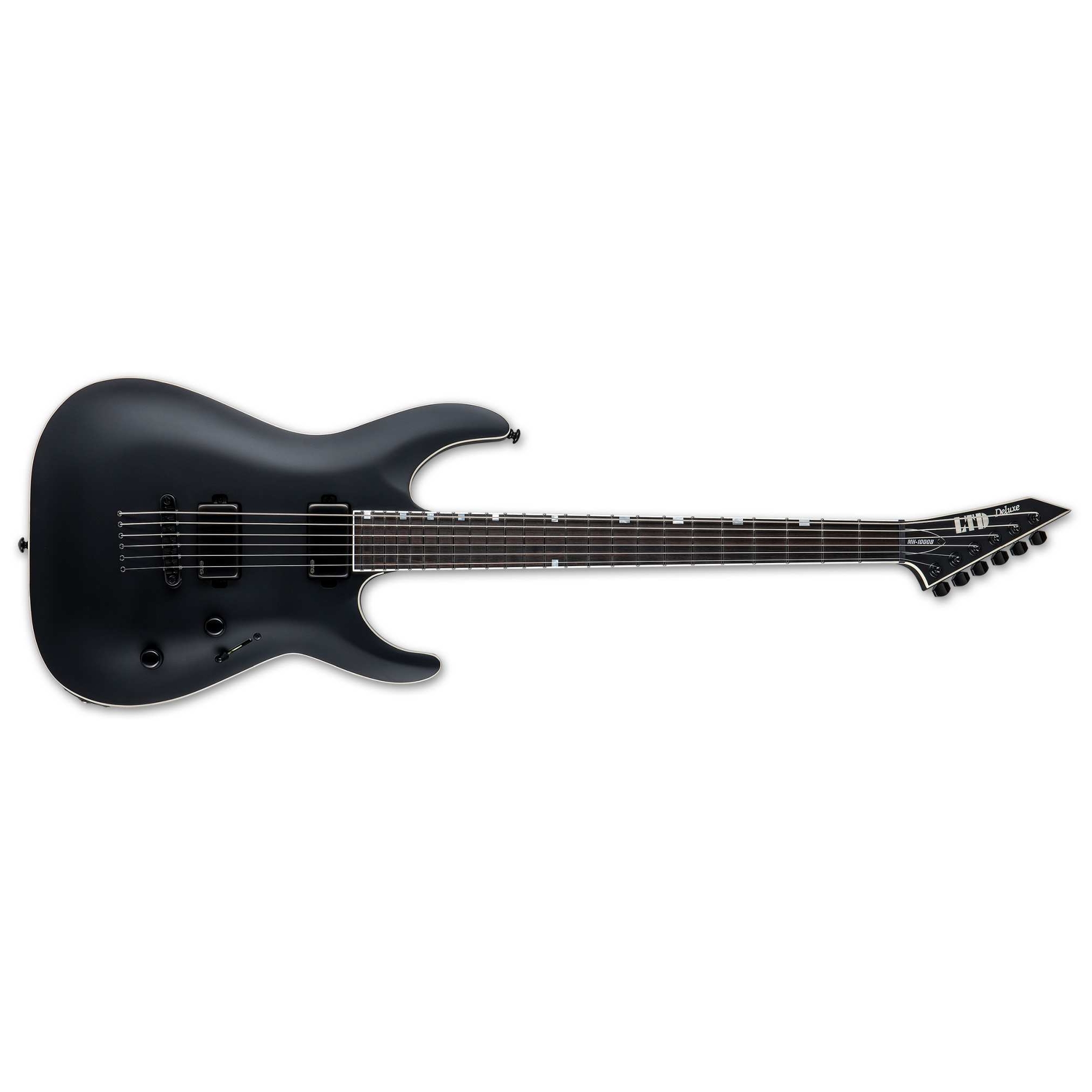 ESP - ESP LTD MH-1000 Baritone Black Satin - 1