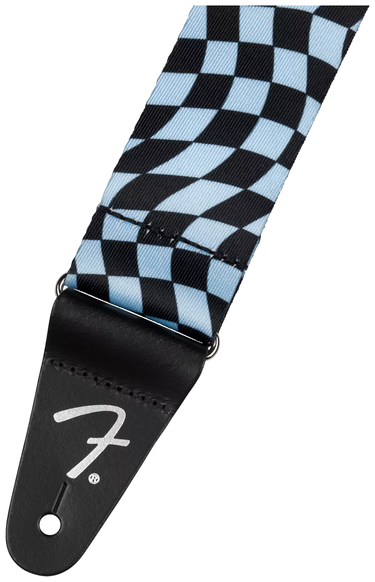 Fender Wavy Checker Poly Strap Blue