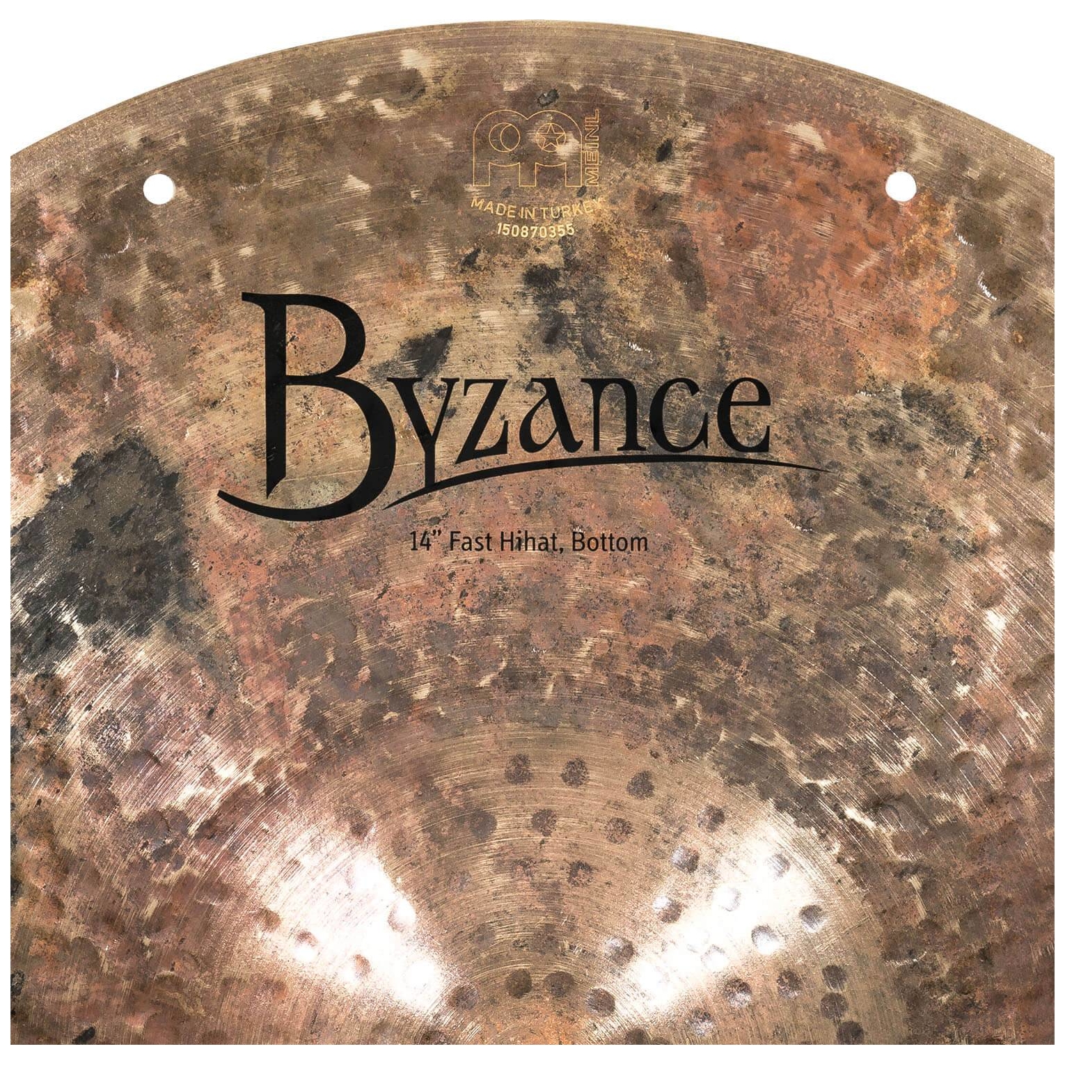Image of Meinl cymbals b14fh  14 byzance brilliant fast hihat 10023649 9
