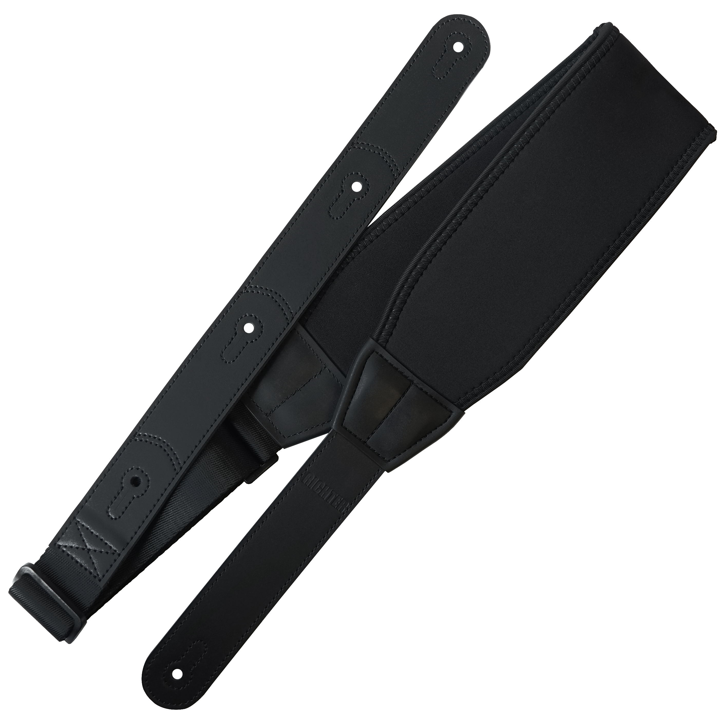 Richter Ultra Comfort Ergo Strap Black Guitar Strap