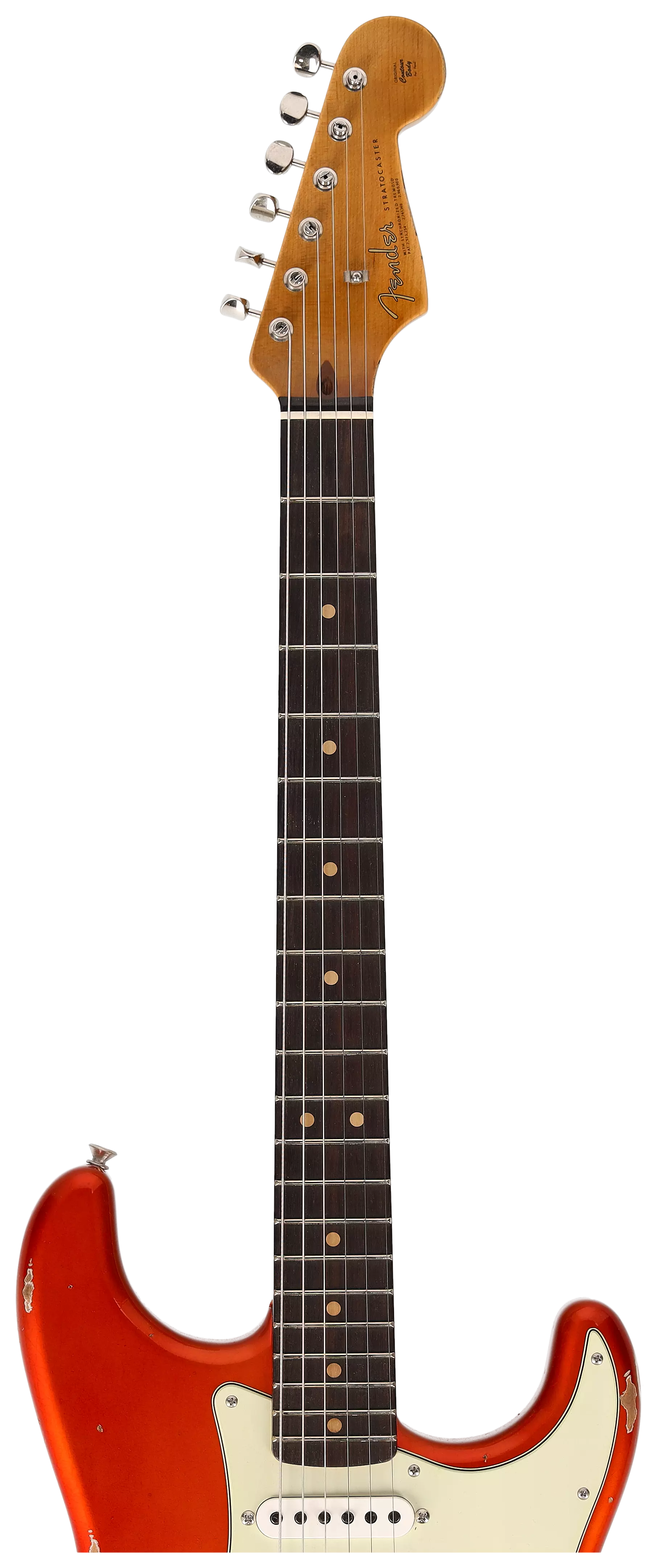 Fender Custom Shop 1963 Stratocaster Relic Aged Candy Tangerine Metallic #1 11