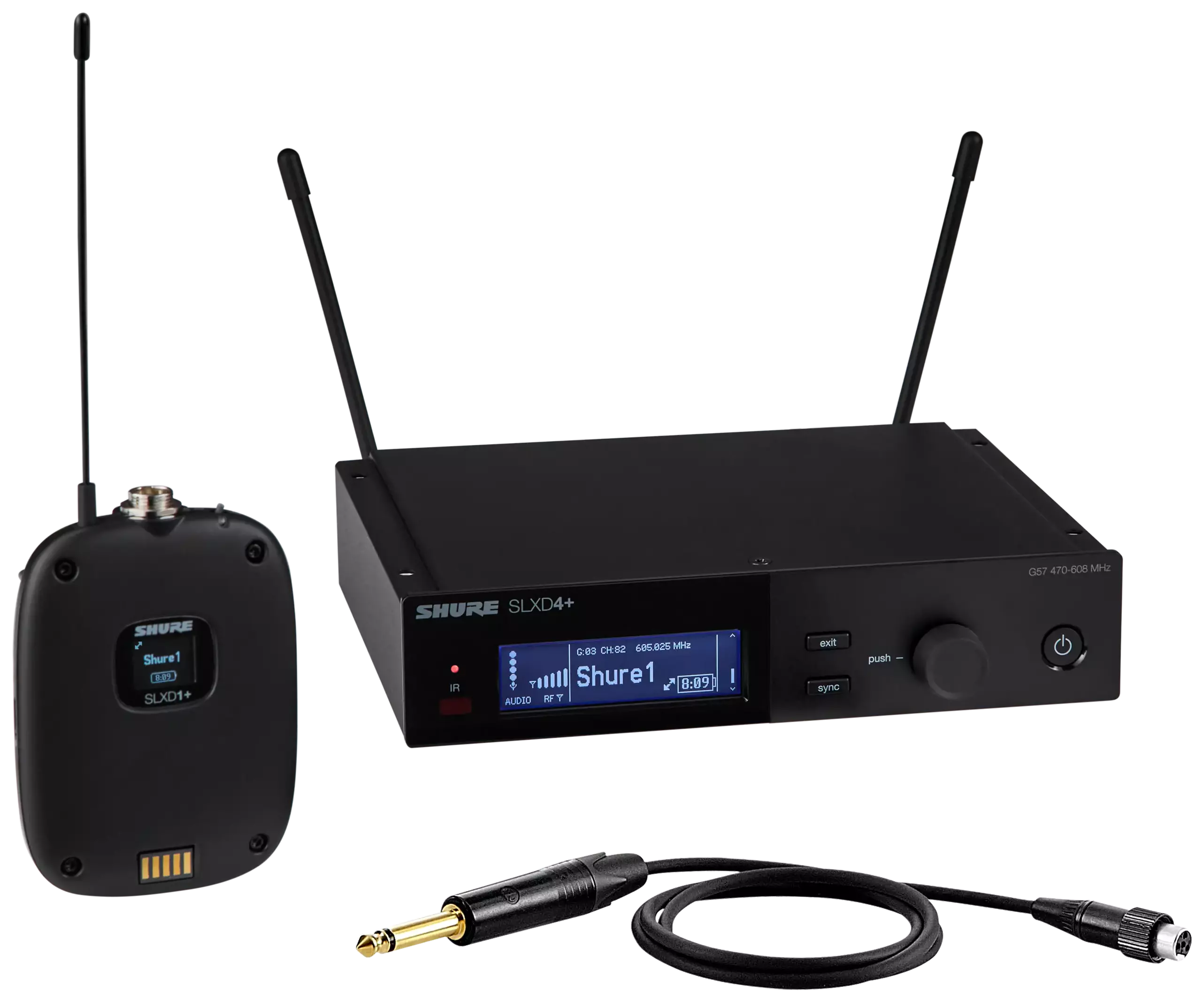 Shure SLXD14+ G65 Taschensendersystem 3