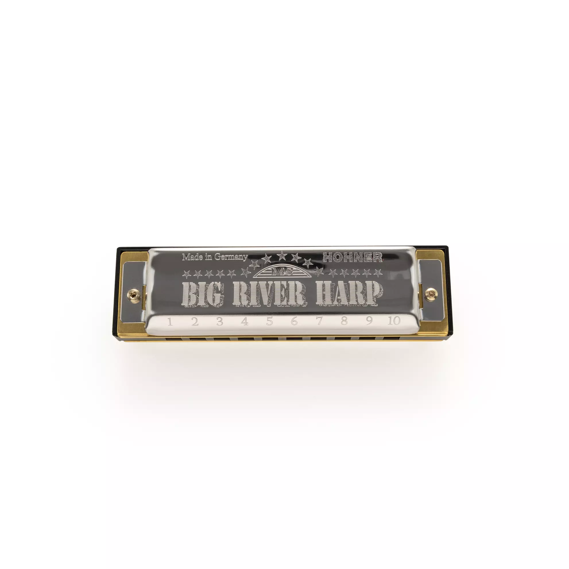 Hohner Big River Harp MS, C/G/A, Pro Pack 4