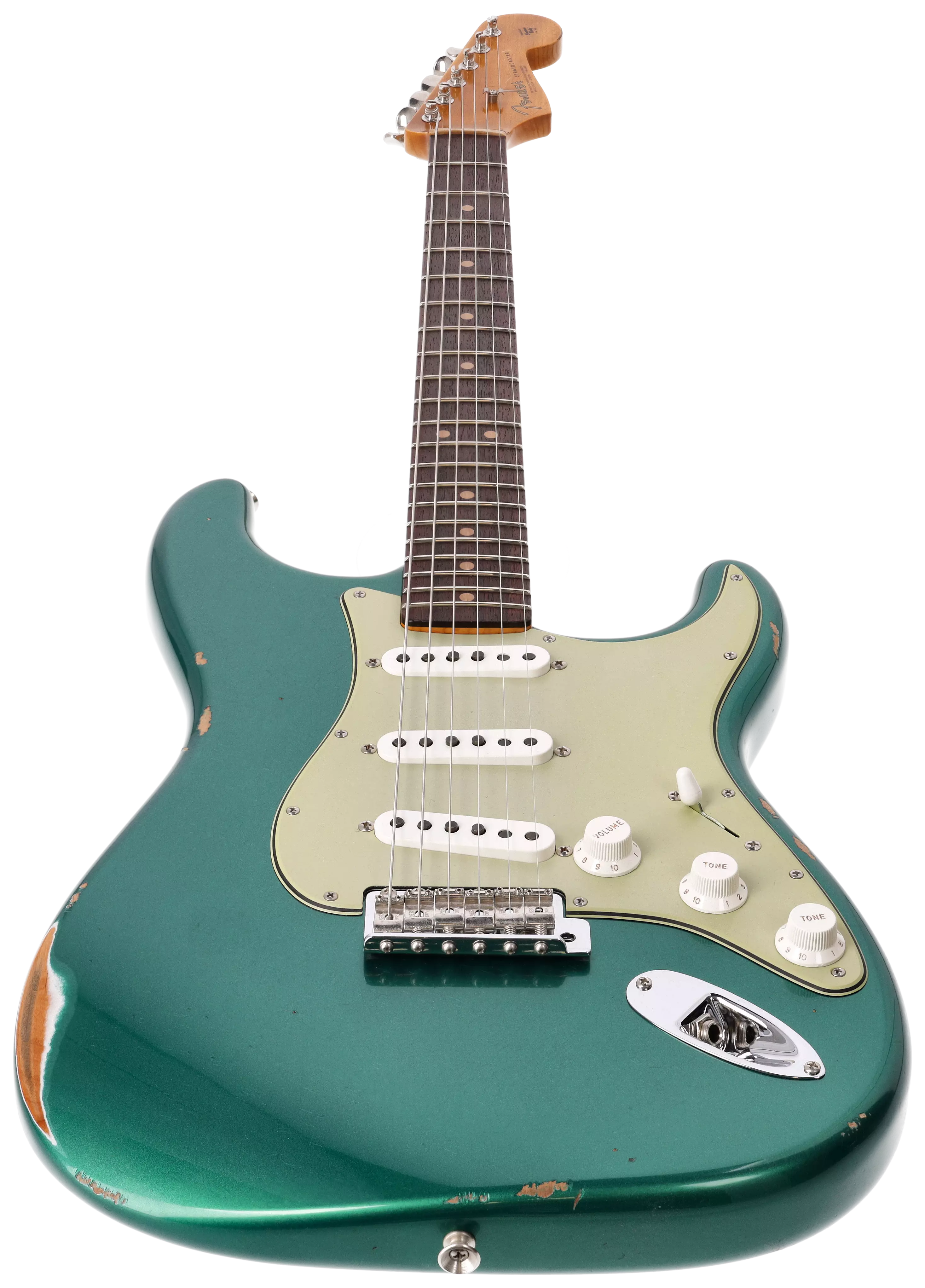 Fender Custom Shop 1963 Stratocaster Relic Aged British Racing Green Metallic #3 3