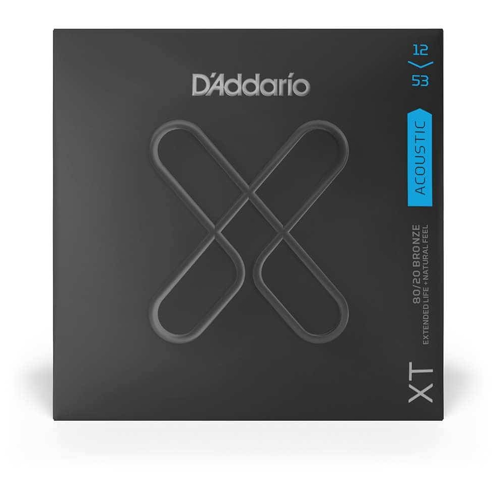 D’Addario - D’Addario XTABR1253 - XT Acoustic 80 20 Bronze 012-053 - 3