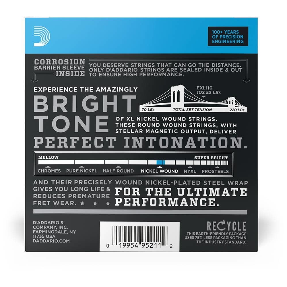 D’Addario - D’Addario EXL110-10P - XL Electric Nickel Wound 10er Pack 010-046 - 1