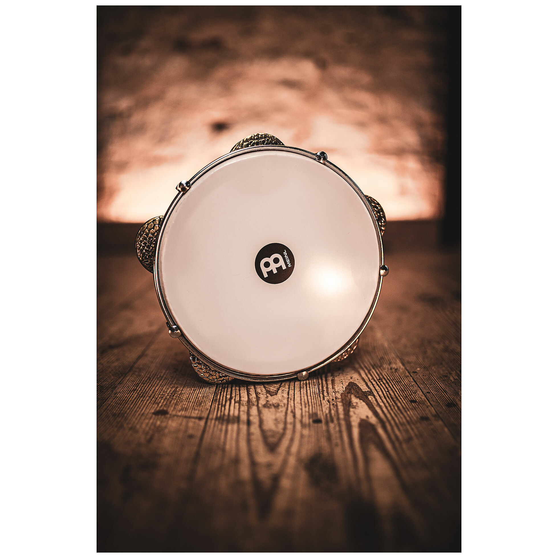Meinl Percussion AERIQ1 - Artisan Edition Riq Drum - 8 3/4" White Pearl, Mosaic Royale 2