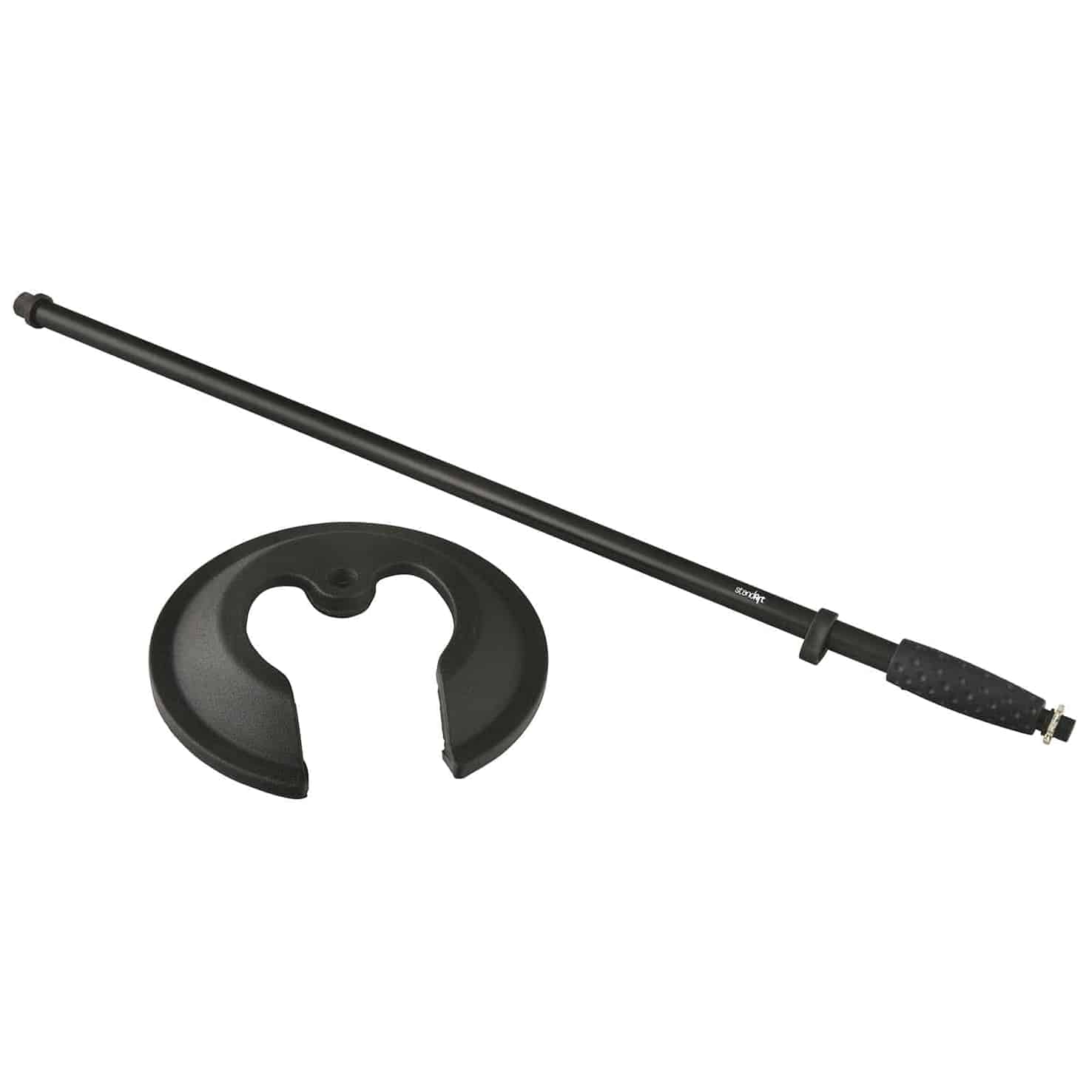 Stand Art - Stand Art Mikrofonstativ Teller Schwarz 87 - 147 cm - 4