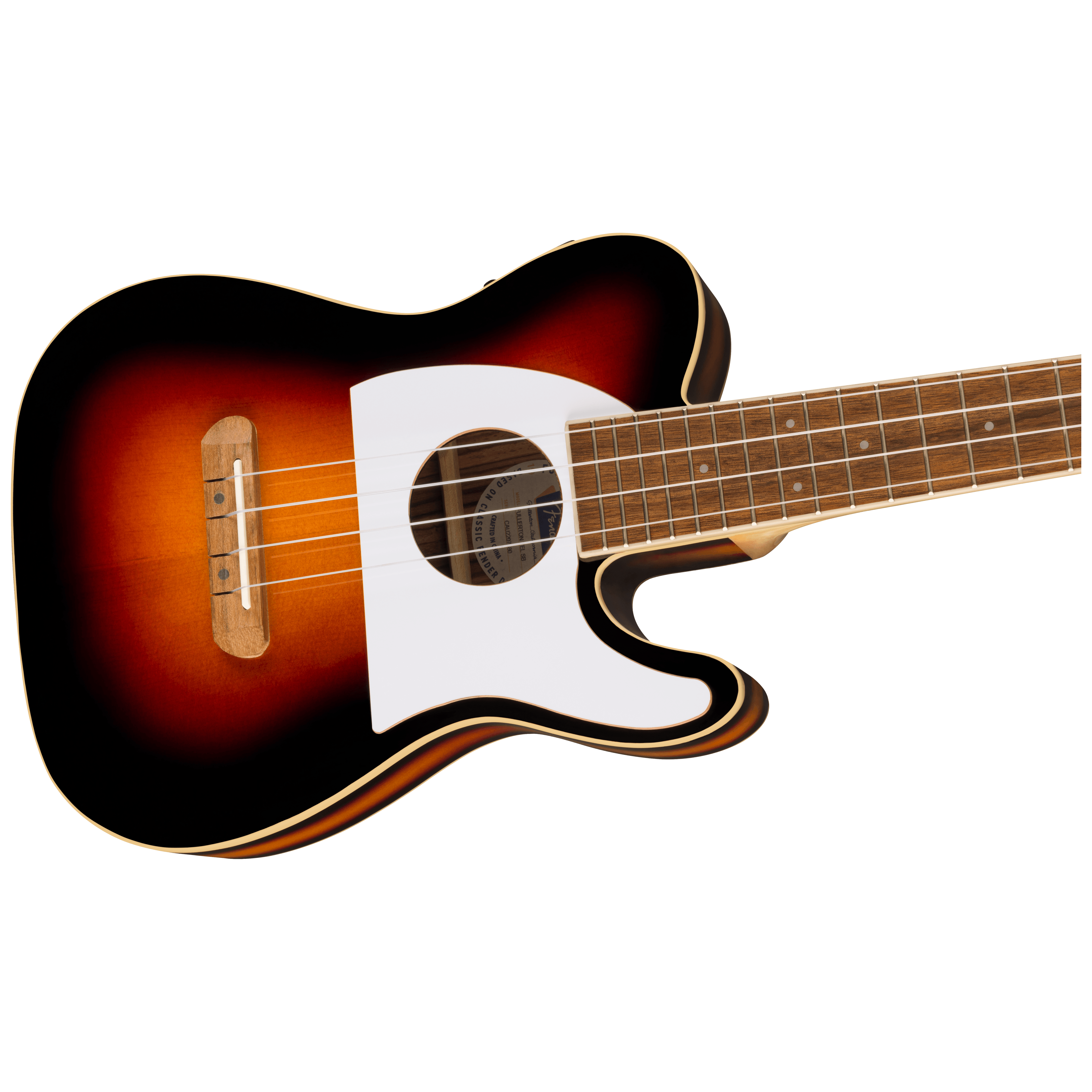 Fender Fullerton Tele Uke  2-Color Sunburst 5