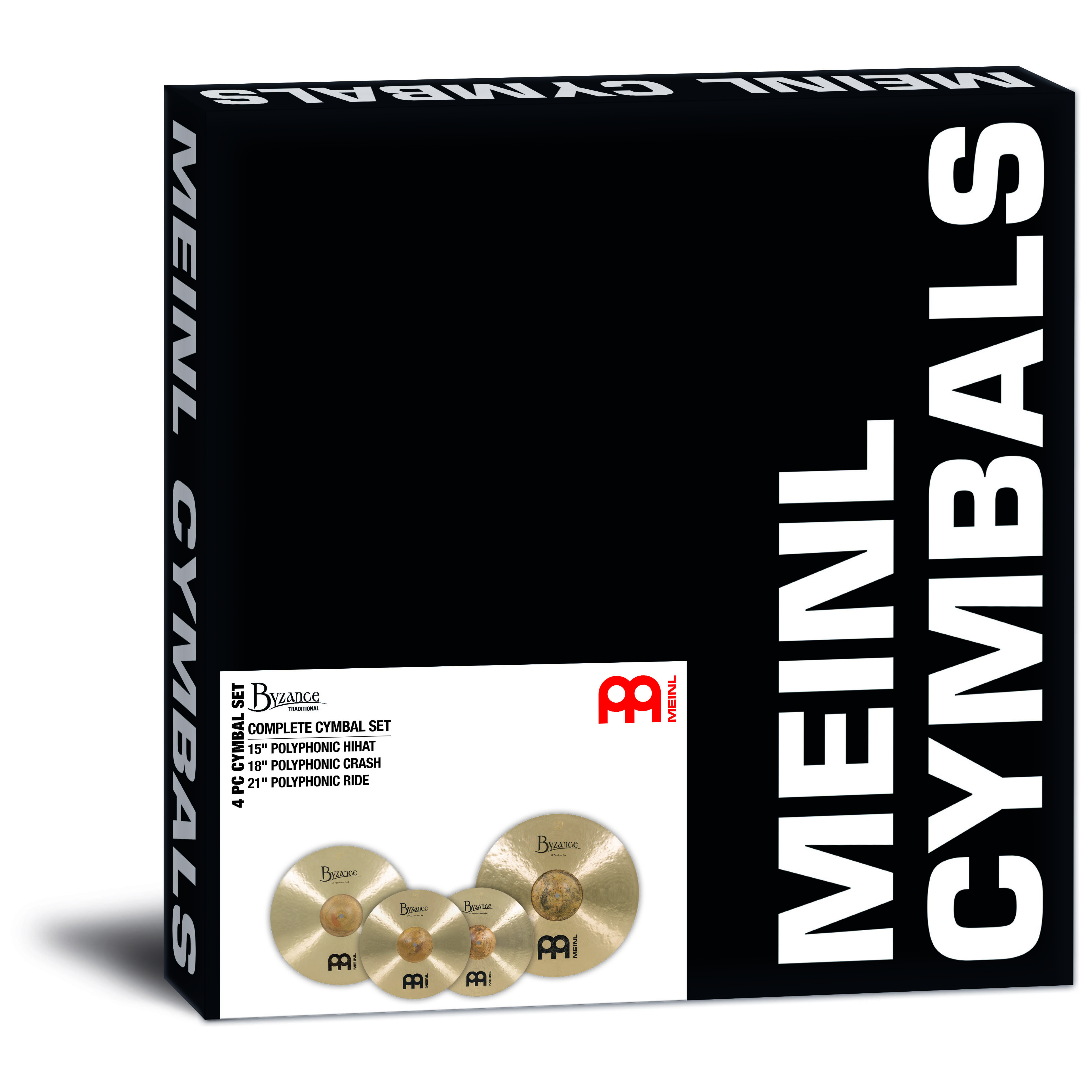 Meinl Cymbals BT-CS2 - Byzance Traditional Complete Cymbal Set 2