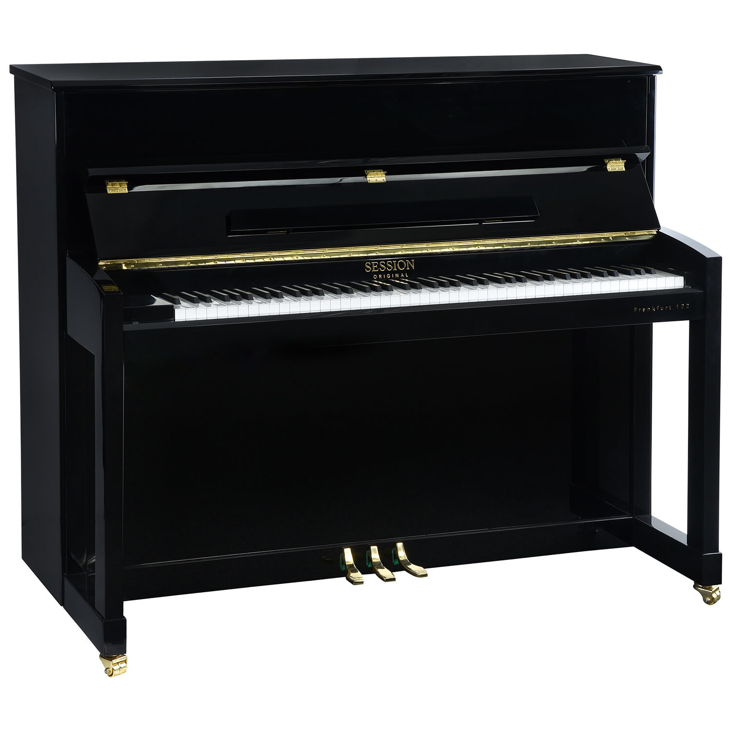 Session Original - Session Original Frankfurt 122 Klavier Schwarz Hochglanz mit Silent System