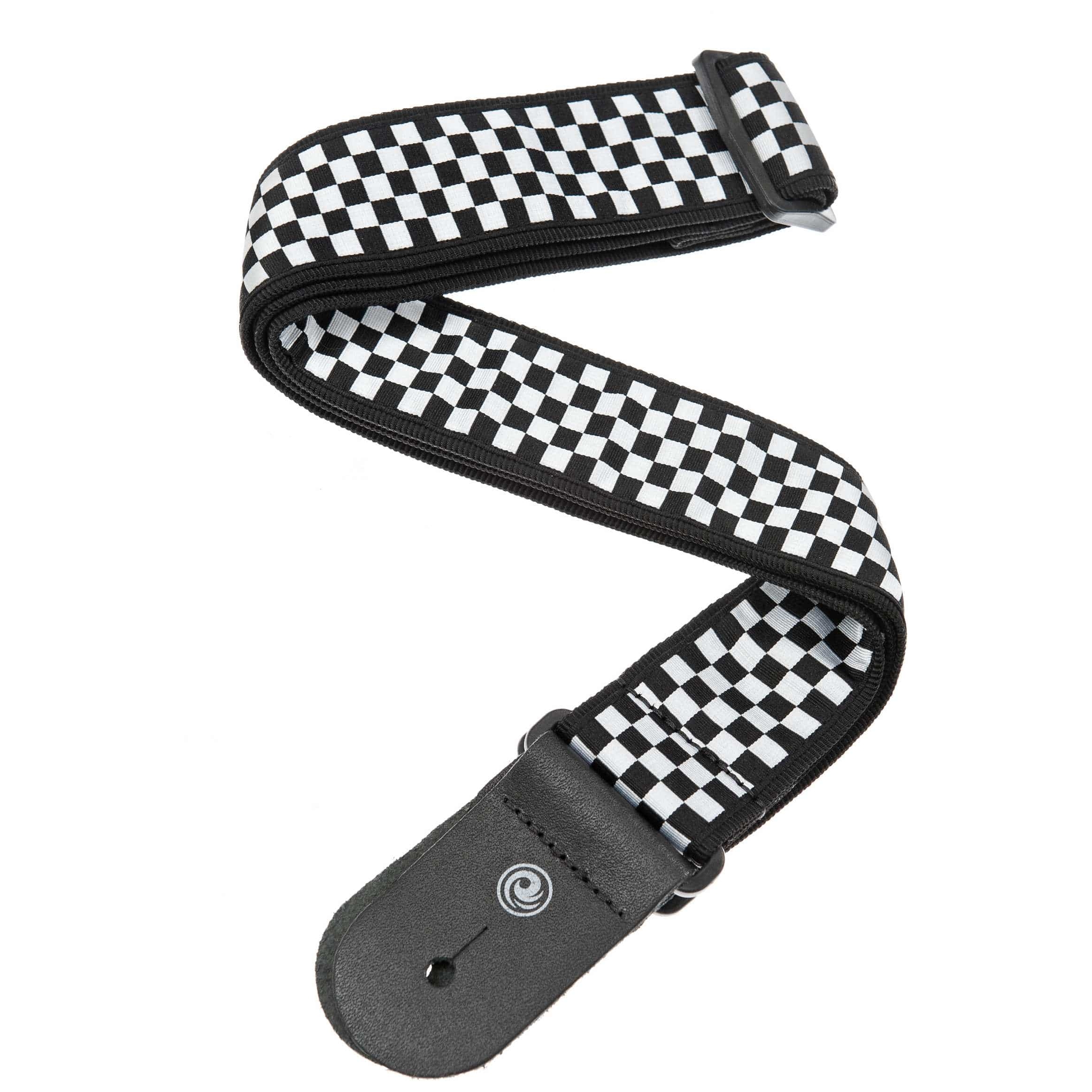 D’Addario - D’Addario Gitarrengurt - Nylongewebe, Check Mate - 1