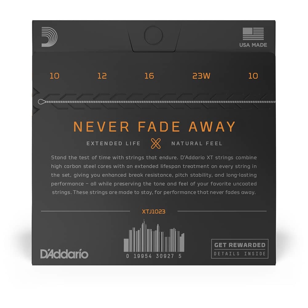 D’Addario - D’Addario XTJ1023 - XT Banjo Nickel Plated Steel 010-023 - 1