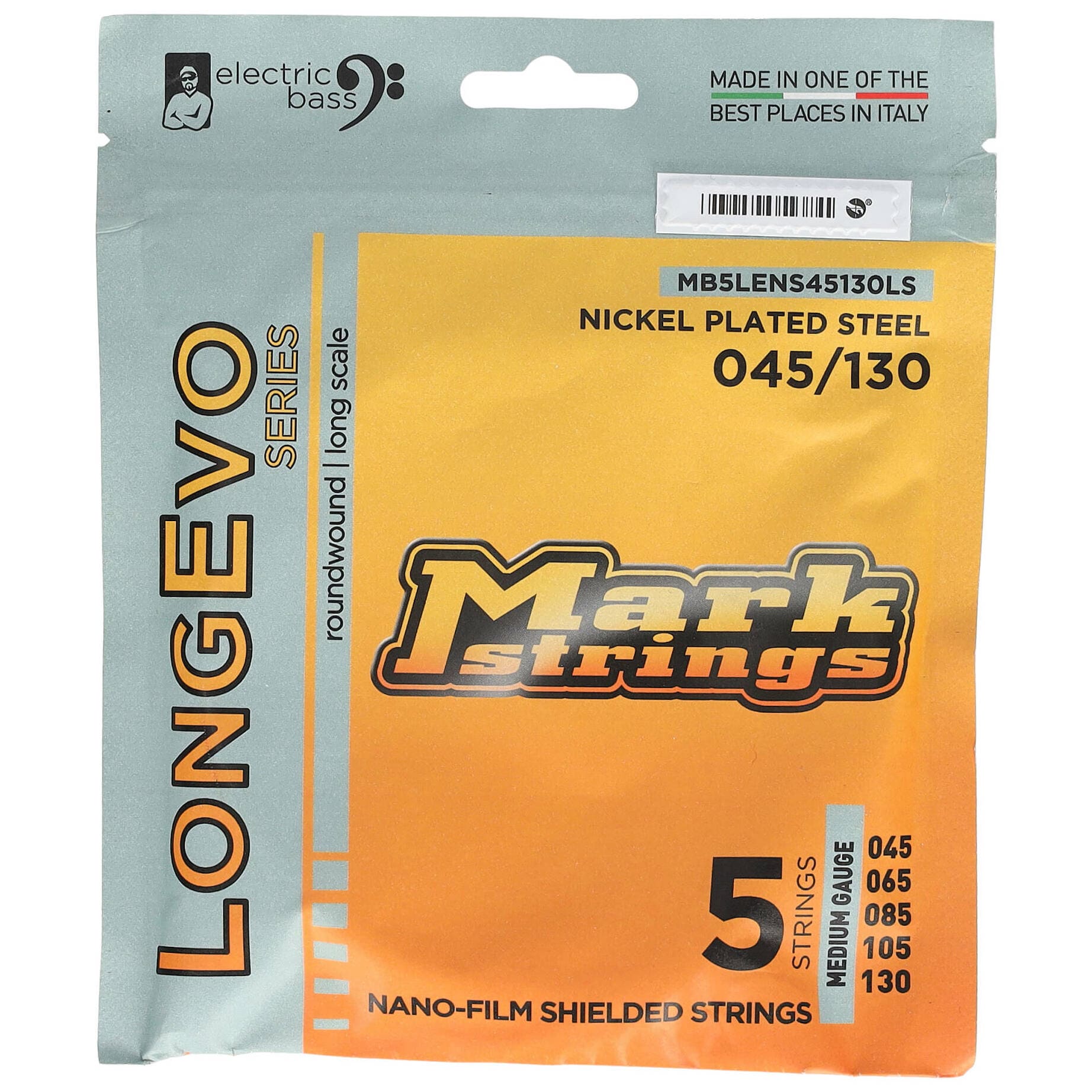 Markbass 5s Longevo Nickel Plated Steel NANO-FILM SHIELDED 45 - 130
