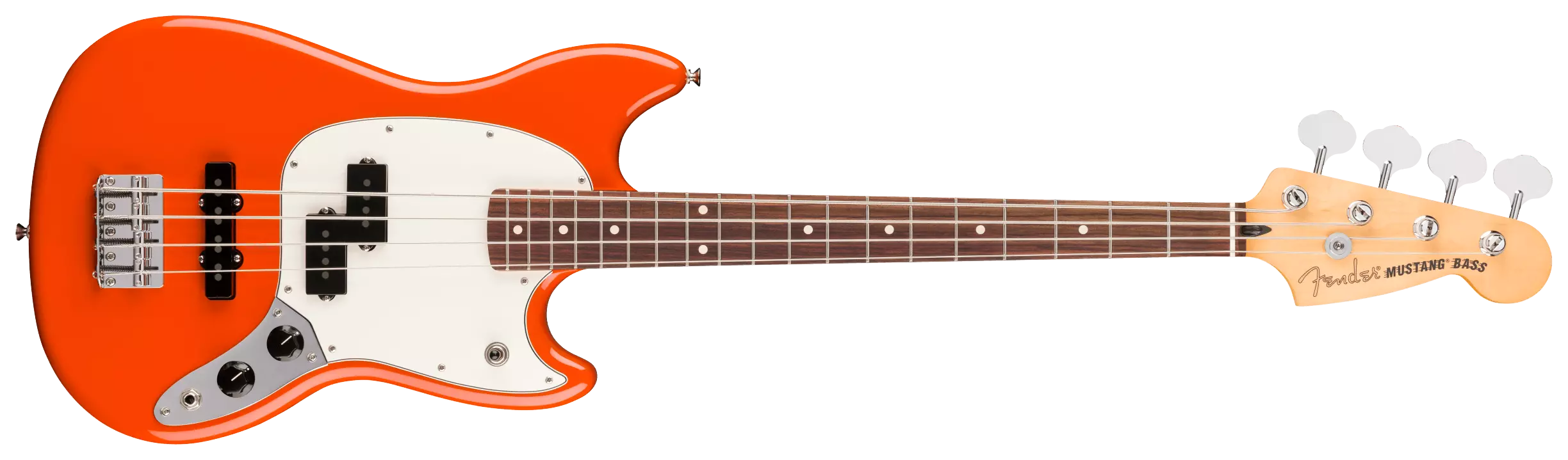 Fender Player II Mustang Bass PJ RW Rallye Orange 1