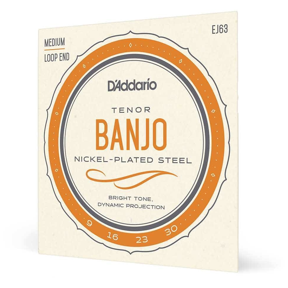D’Addario - D’Addario EJ63 - Tenor Banjo Nickel Plated Steel 009-030 - 4