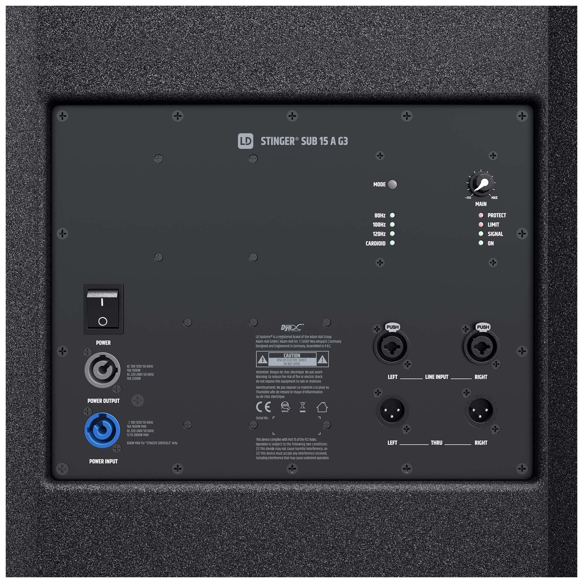 Image of Ld systems stinger sub 15 a g3 10028740 6