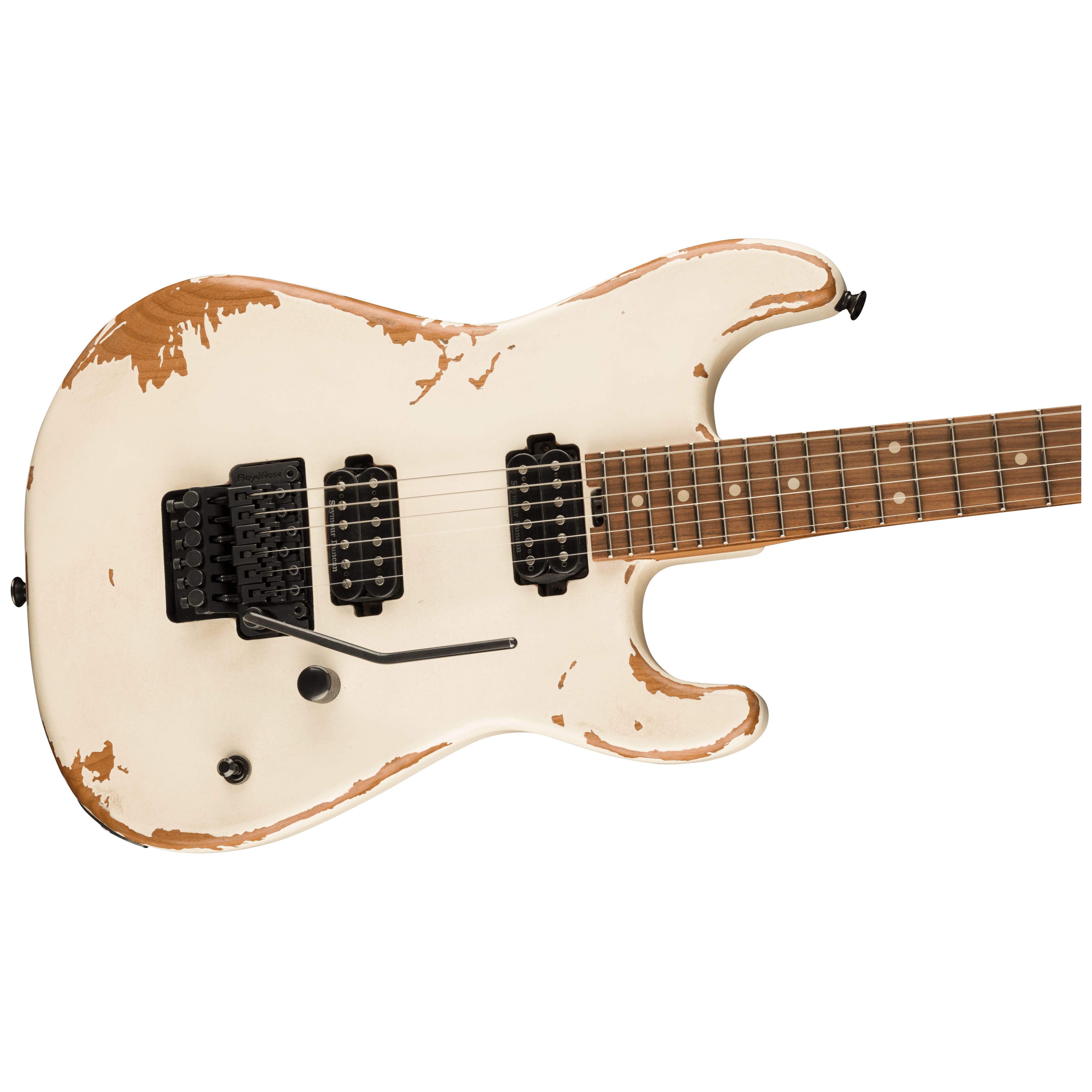 Charvel Pro-Mod REL SRS SD1 HH FR PF - WEATHERD WHITE 4