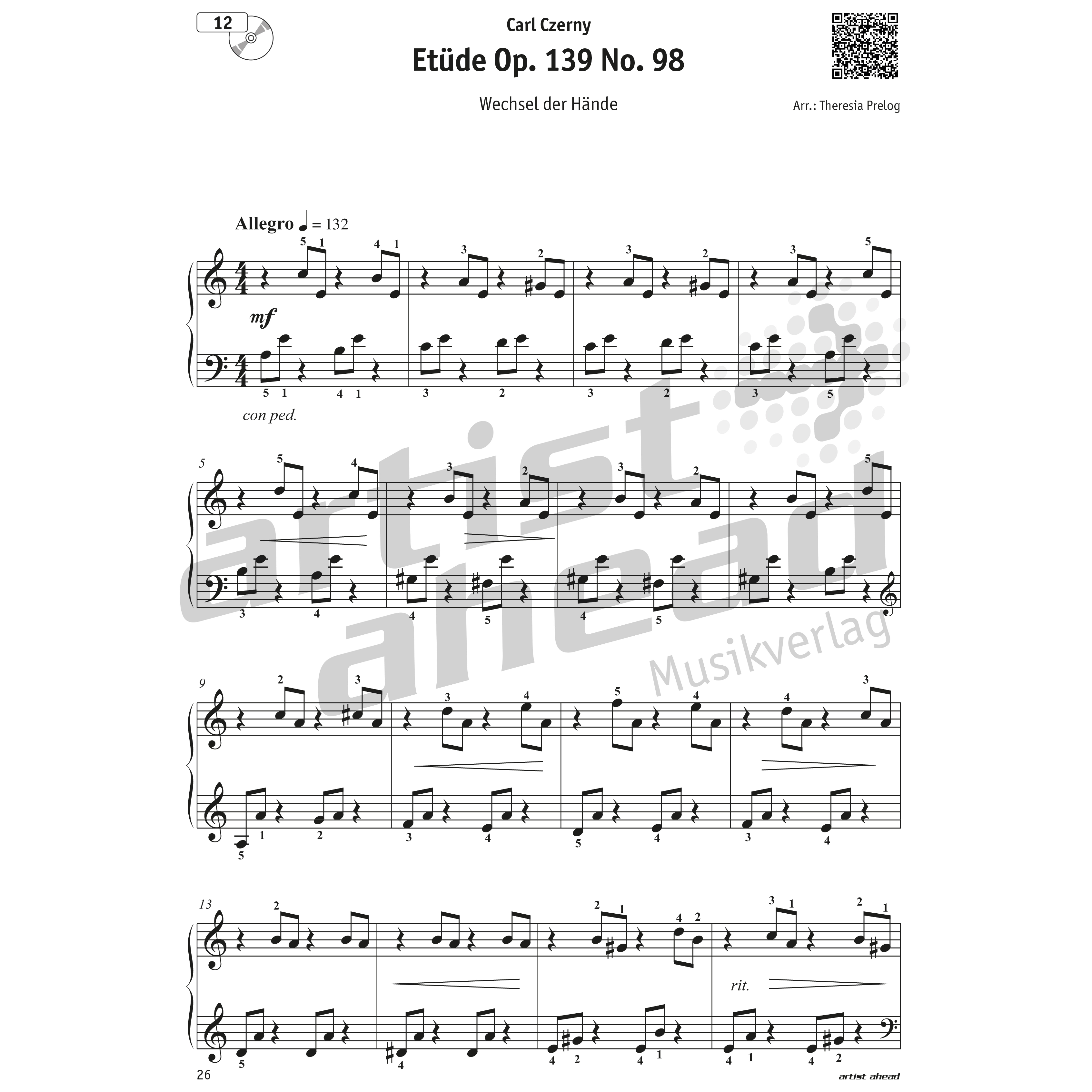 Artist Ahead Meine schönsten Etüden für Klavier 7