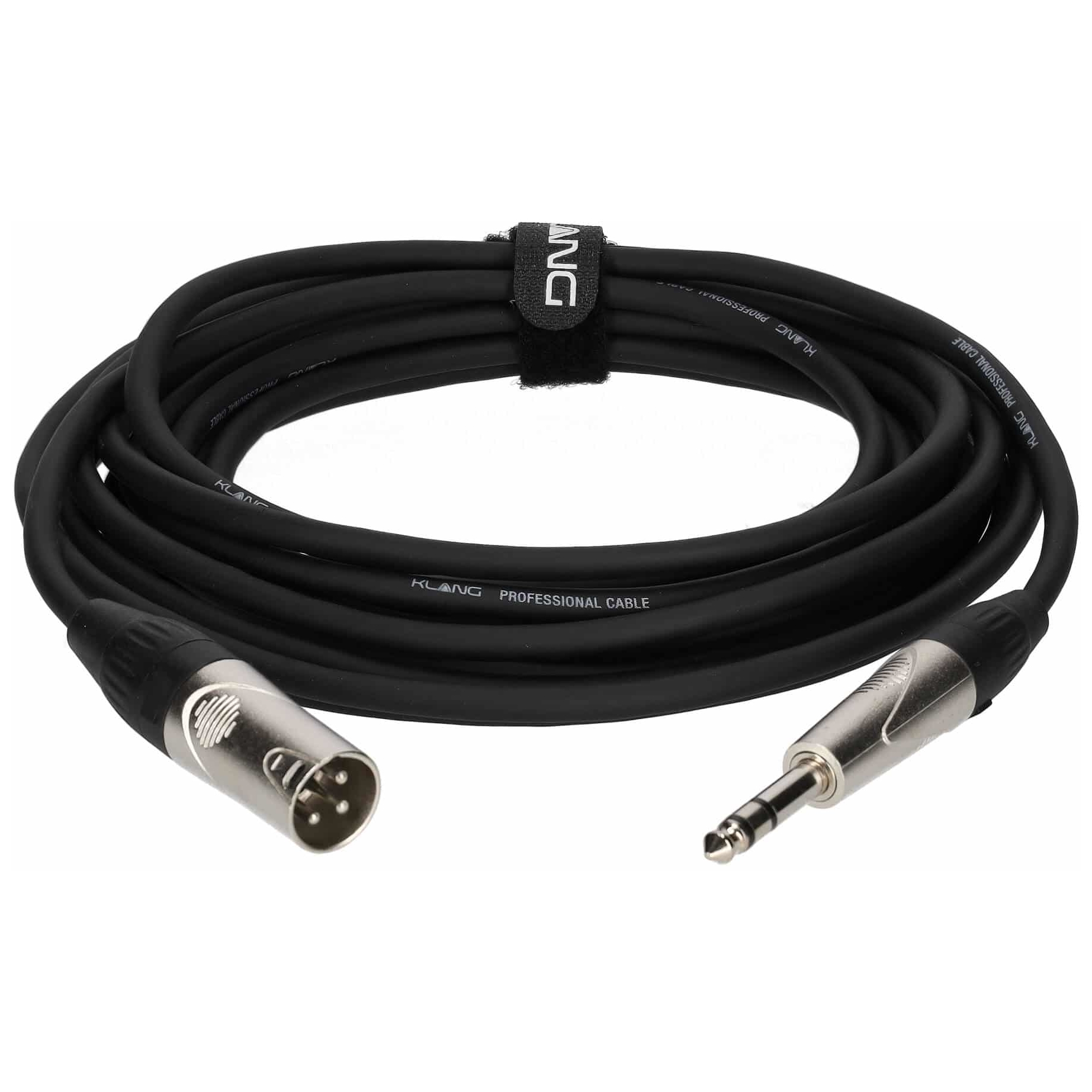 Klang - Klang Mikrofonkabel PRO, 6 Meter XLR male - 6,3 Klinke, male, stereo - 1