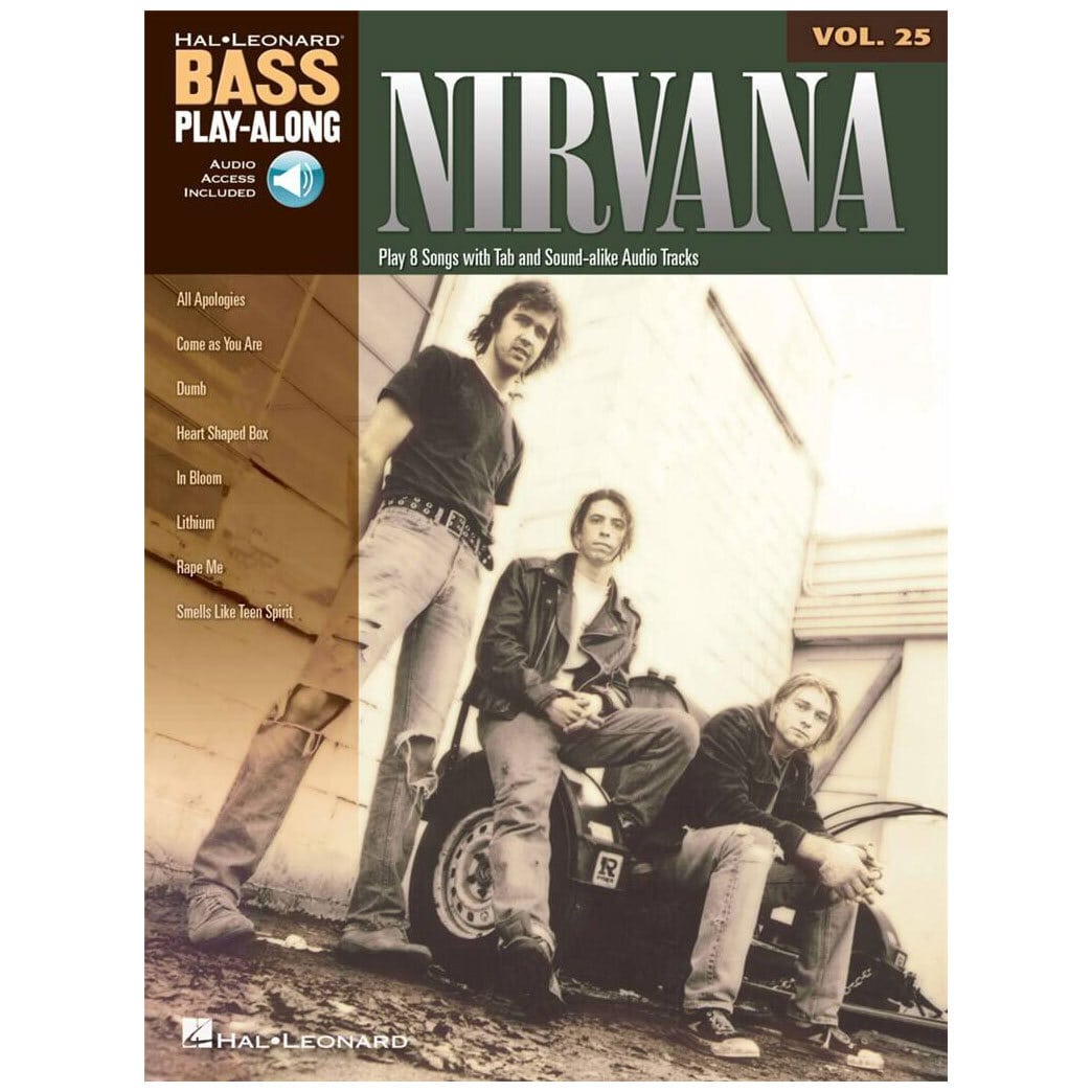 Hal Leonard Bass Play-Along Vol.25 - Nirvana