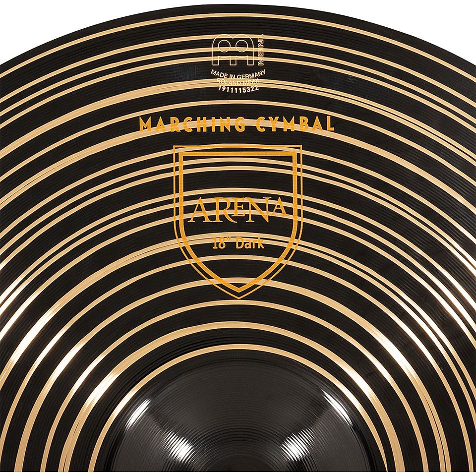 Meinl Cymbals Arena Dark MA-AR-18DA 18" Marching Cymbals 4