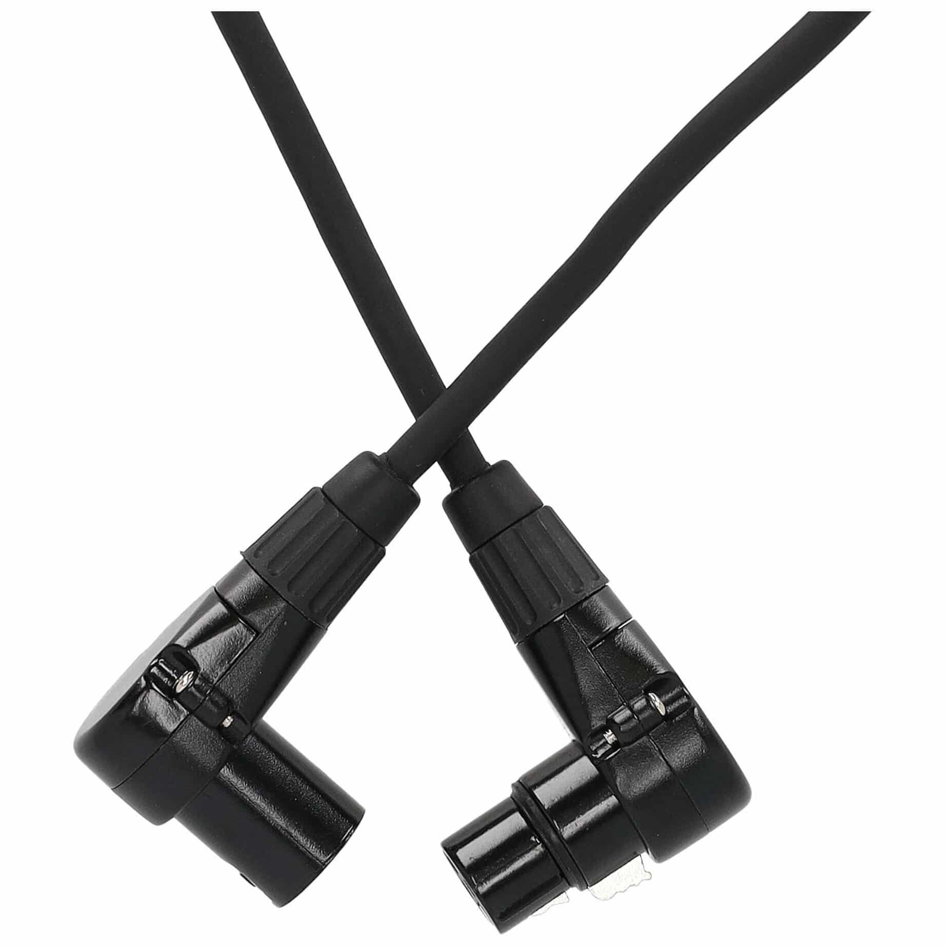 Klang Patchkabel XLR male 90°/XLR female 90° 0,50 Meter 2