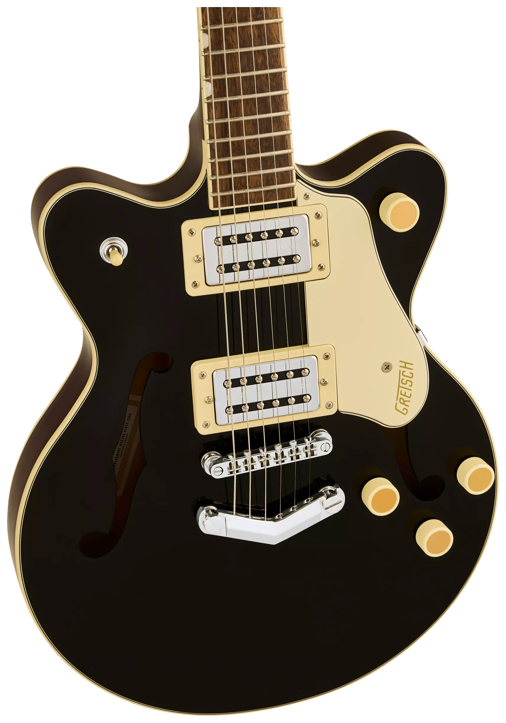 Gretsch G2655 Streamliner Center Block Jr. DC V-Stoptail LRL Black 3