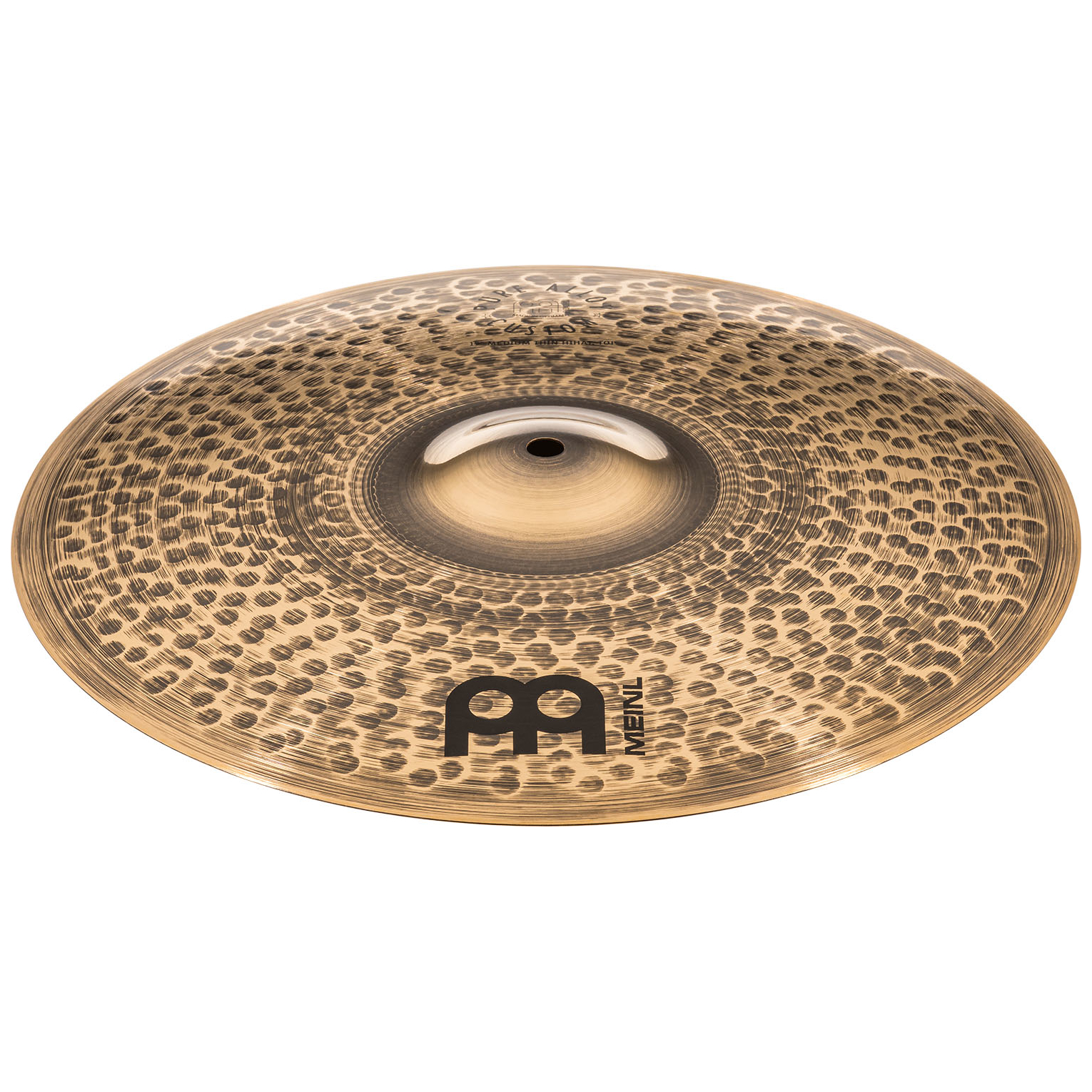 Meinl Cymbals - Meinl Cymbals PAC15MTH - 15 Pure Alloy Custom Medium Thin Hihat - 1