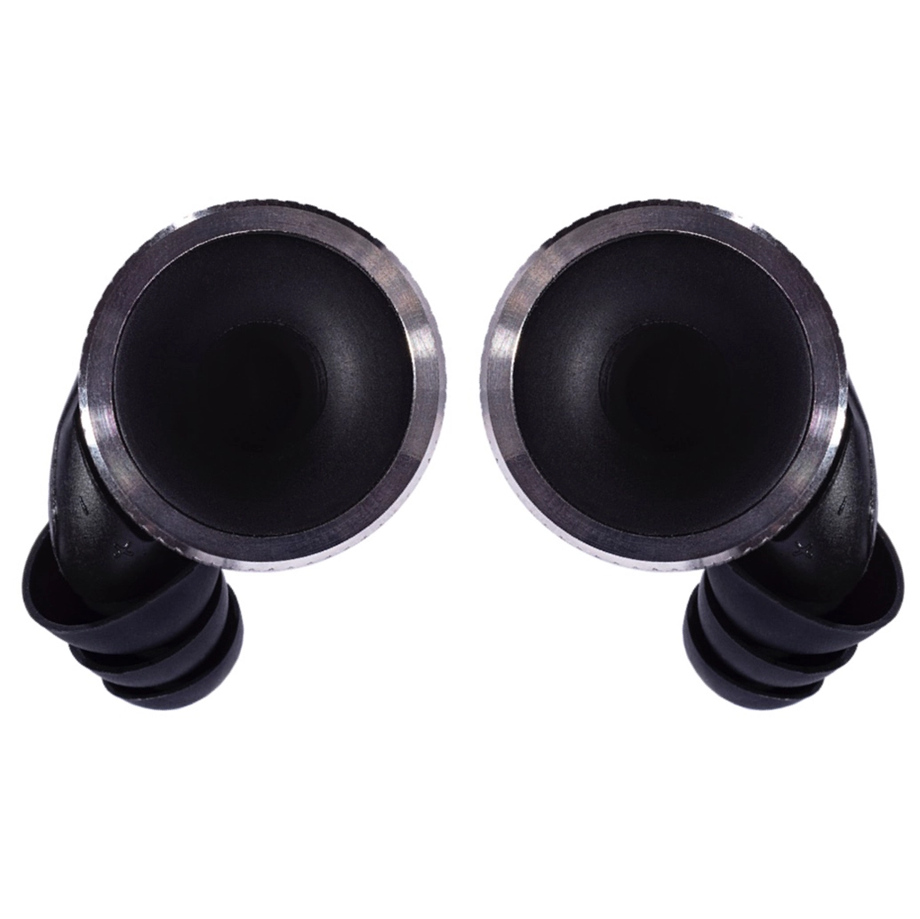  Earplugs Knops Knurled Black