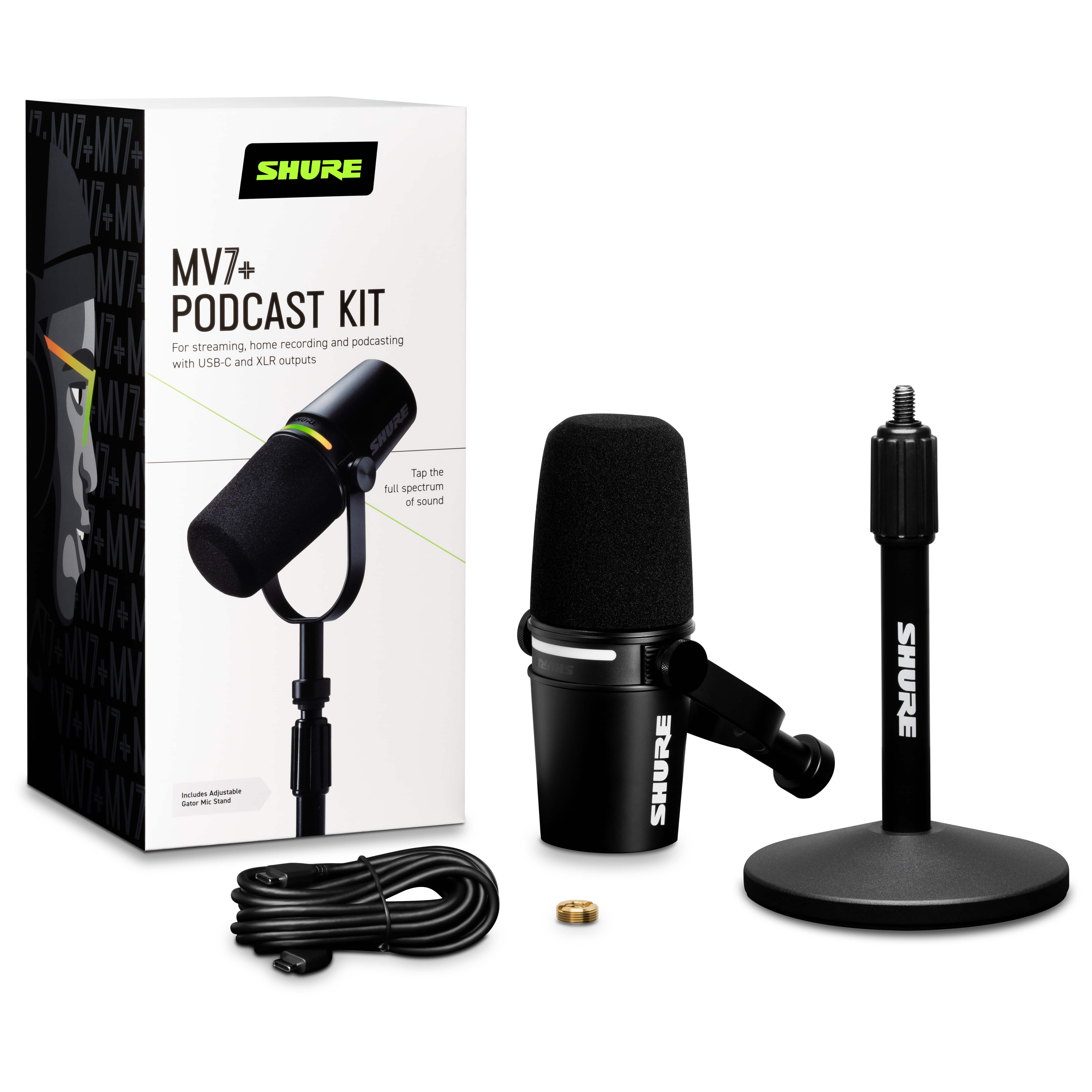 Shure MV7+ Podcast Kit 3