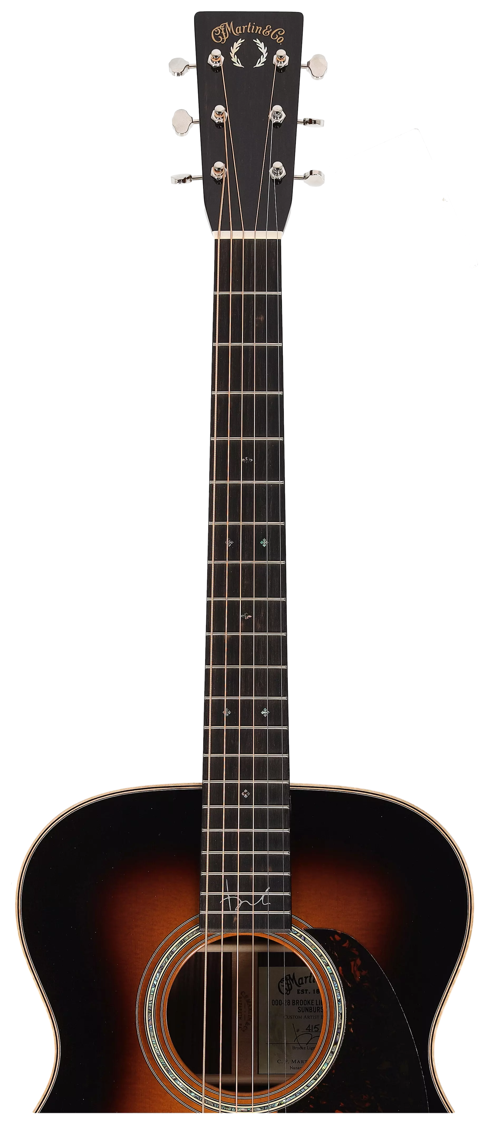Martin 000-28 Brooke Ligertwood Sunburst #2 9