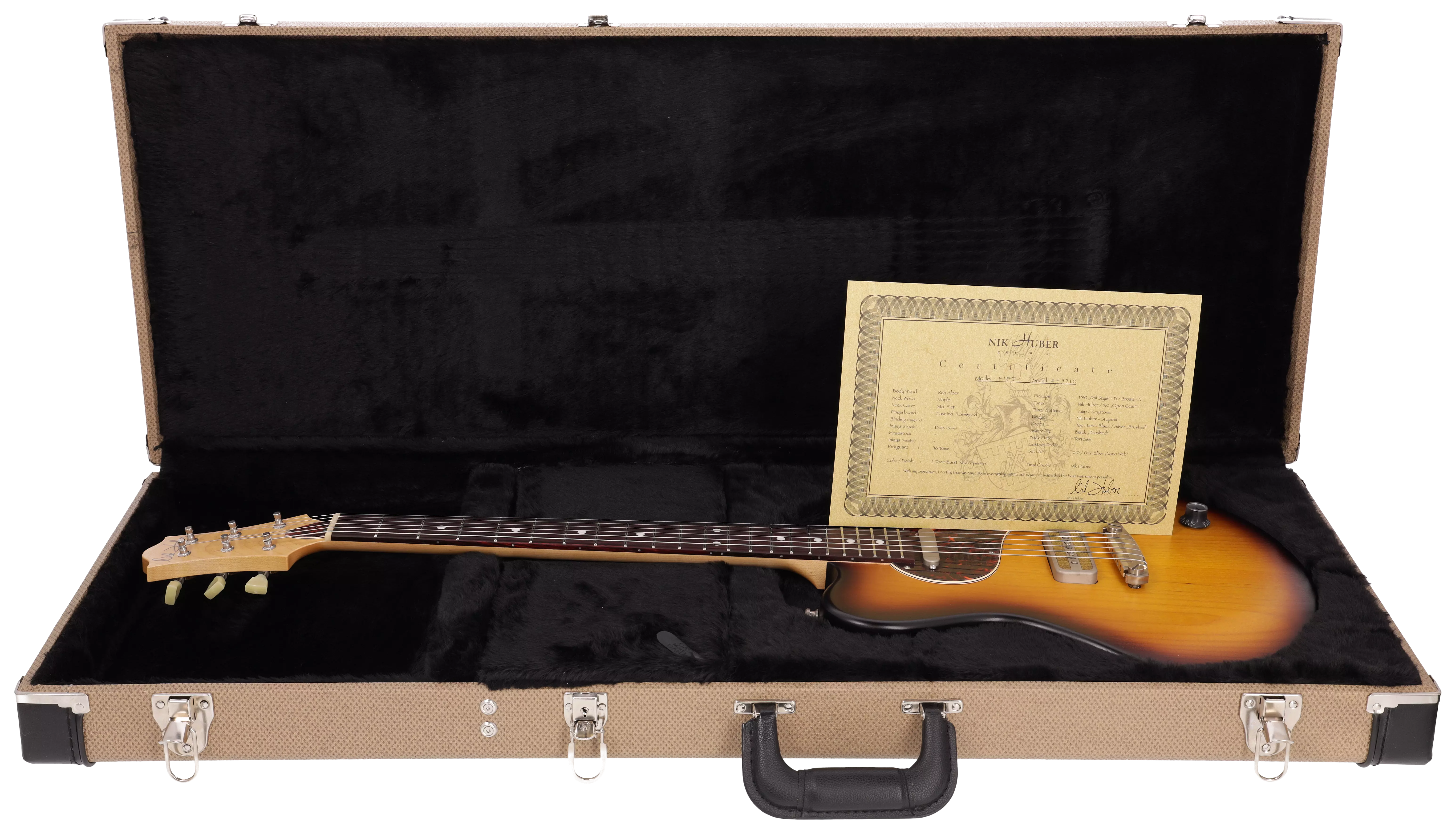 Nik Huber Piet P90-S 2 Tone Sunburst #55210 17