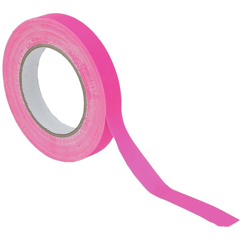 Eurolite Gaffa Tape 19 mm neon-pink uv active