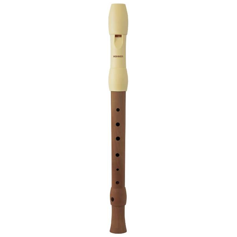 Hohner - Hohner Alegra Line Sopranblockflöte Deutsch zweiteilig Elfenbein