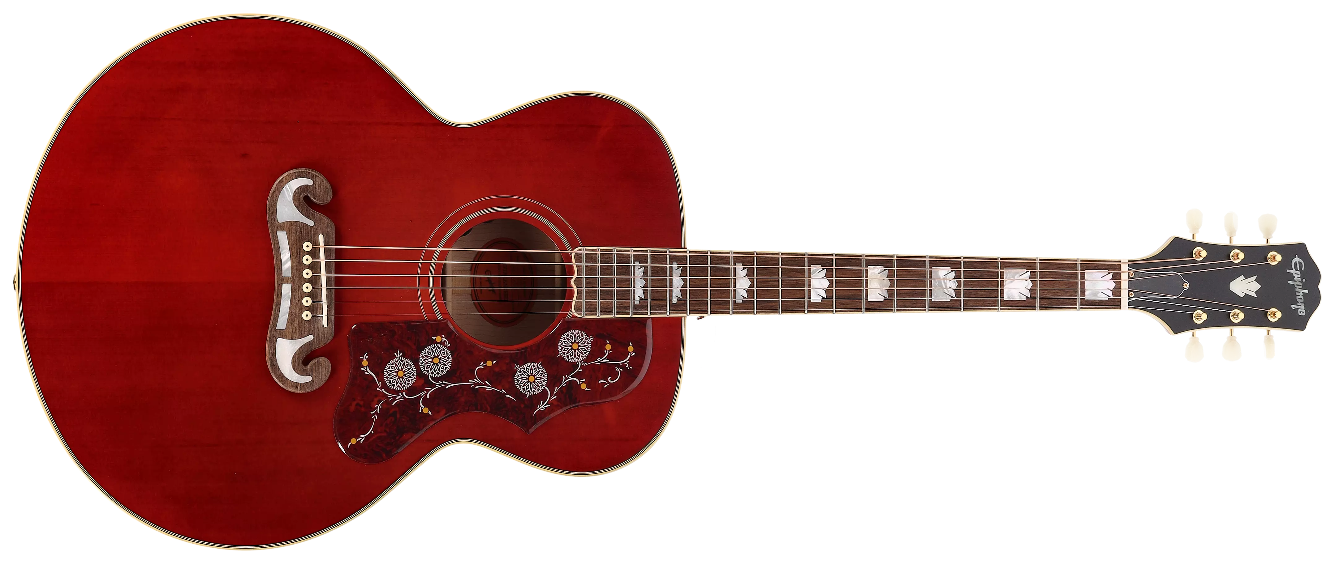 Epiphone J-200 Aged Wine Red 1